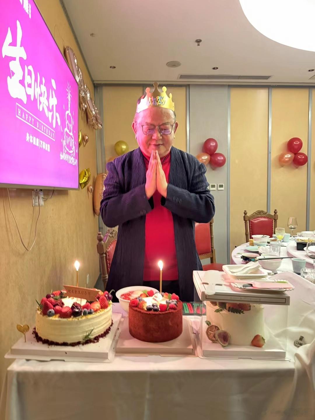 著名演员王刚老师75岁生日快乐！ ​​​
