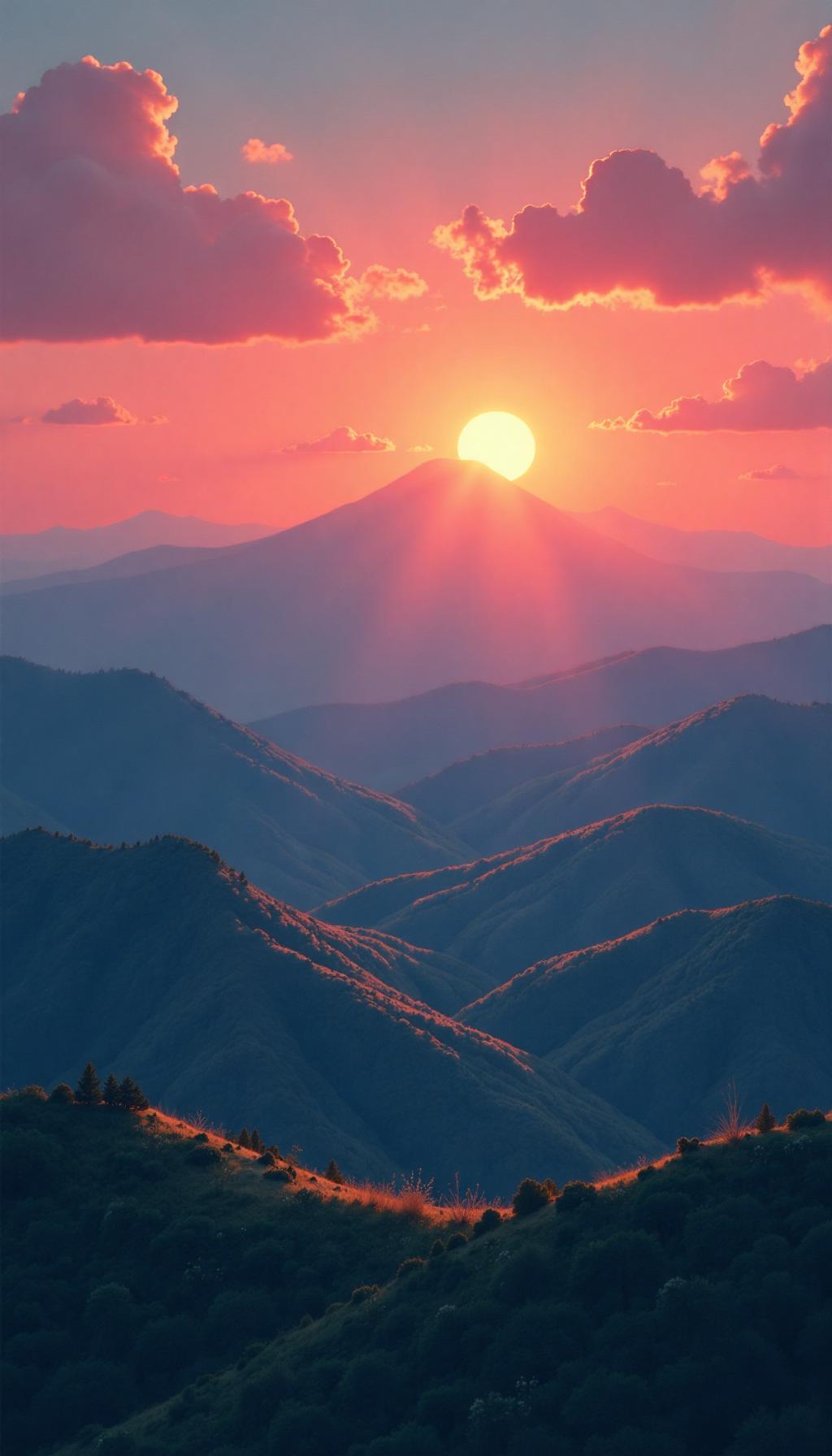 千山迎落日,谁能接住这下半句?

或许有人会说：“我愿做那一抹余晖，温暖所有迷失