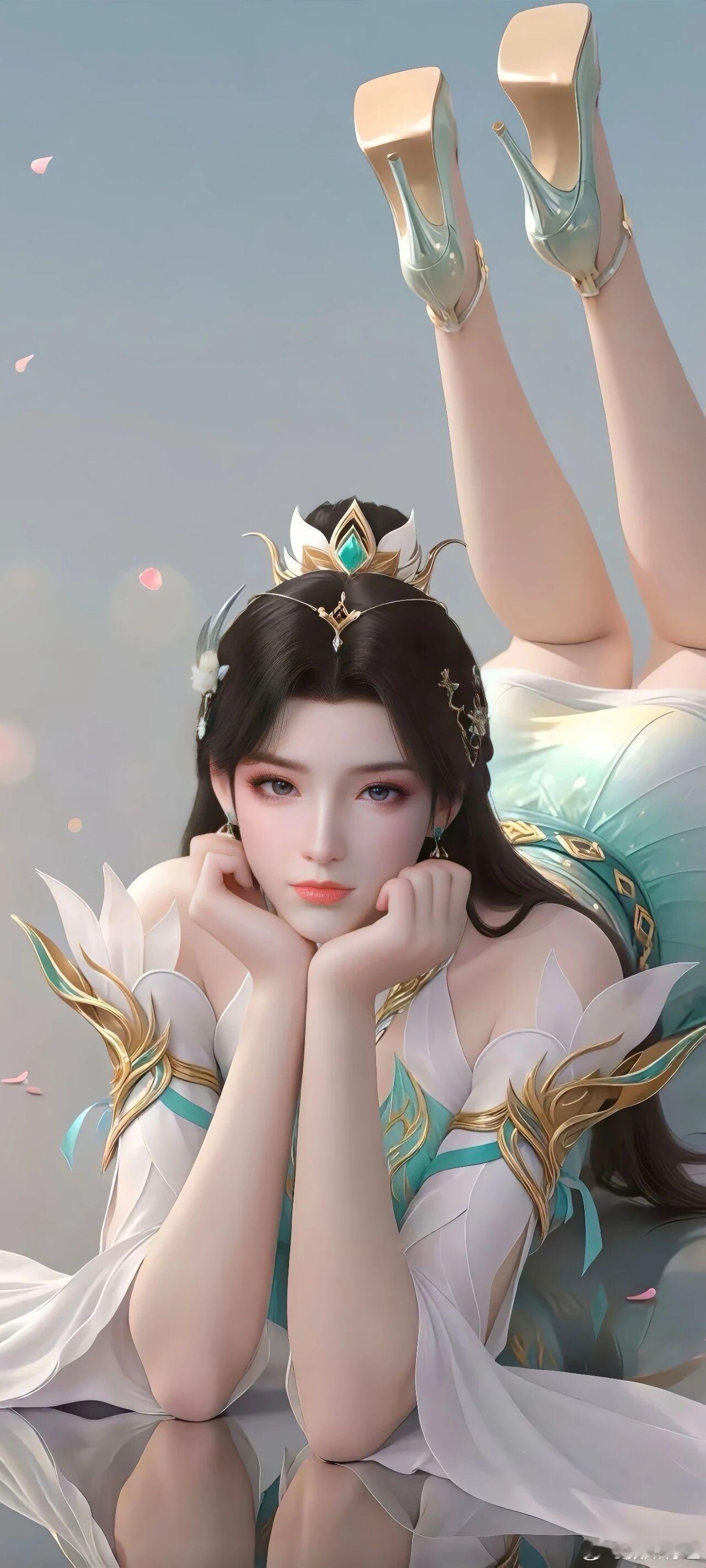 【斗破苍穹】萧薰儿 新皮肤 修长 美腿 高跟 壁纸次元新星计划国漫动漫