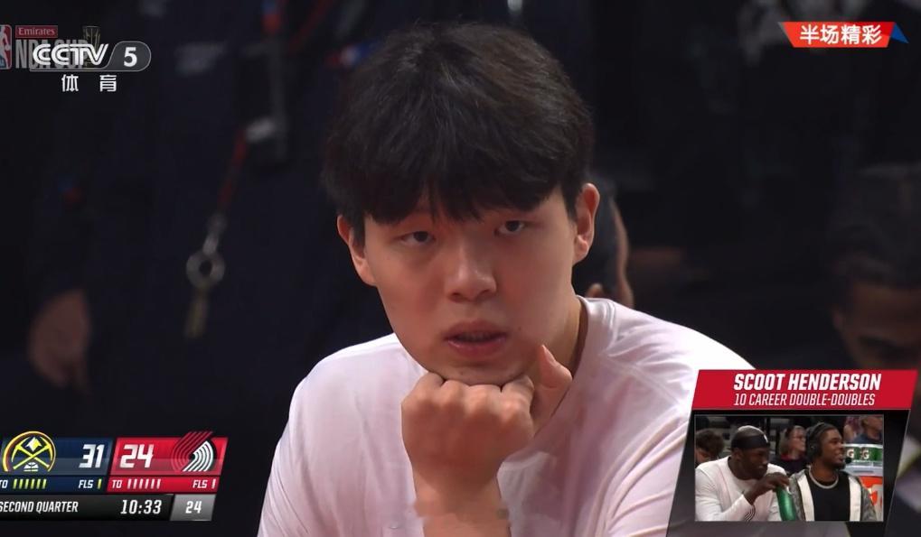 杨瀚森首次被开拓者dnp 开拓者险胜掘金，罗威复出，杨瀚森没有获得出场机会，生涯