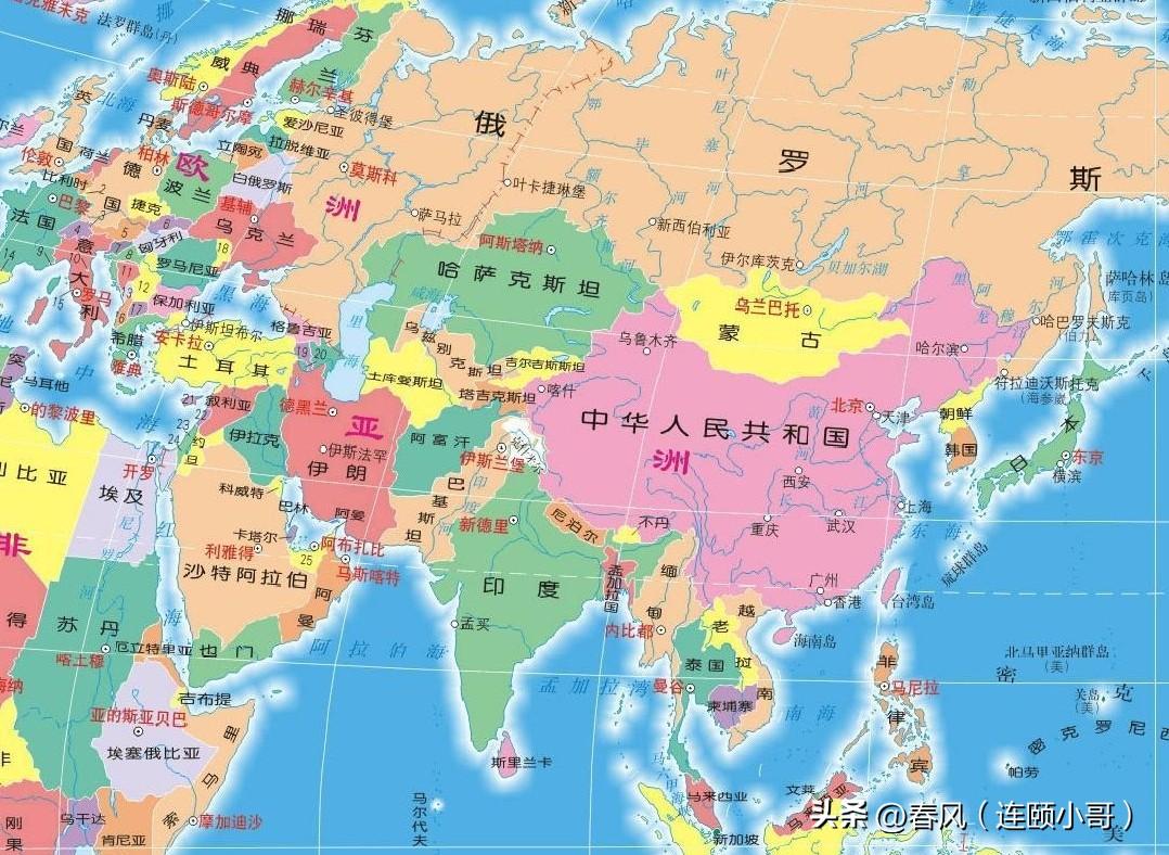 别把欧洲国家想得有多大，真实的面积对比：（万平方公里）
1，缅甸67.7 > 乌
