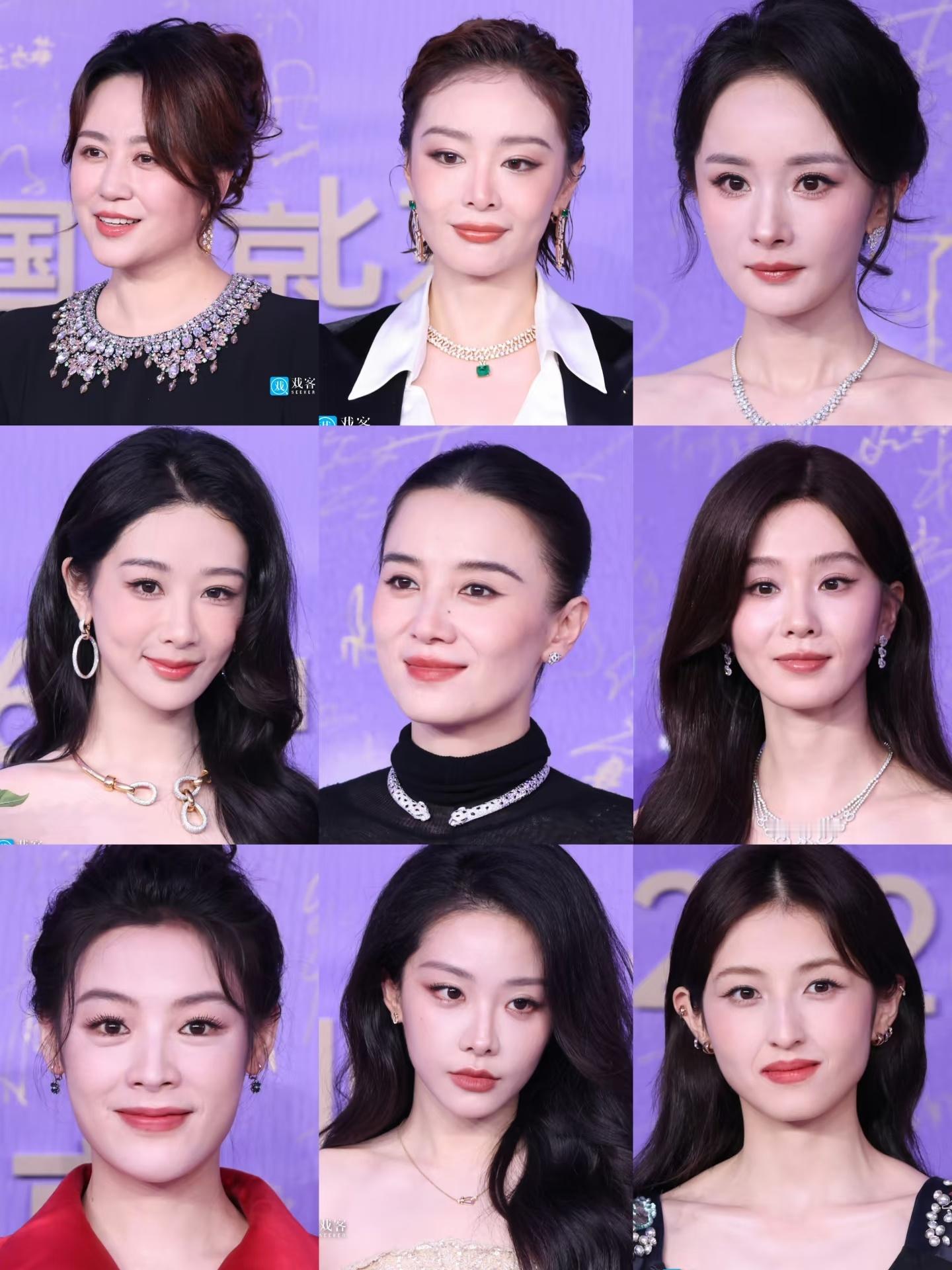 百花奖各女明星造型一览～多套高定，大家觉得生图状态怎么样？ 
