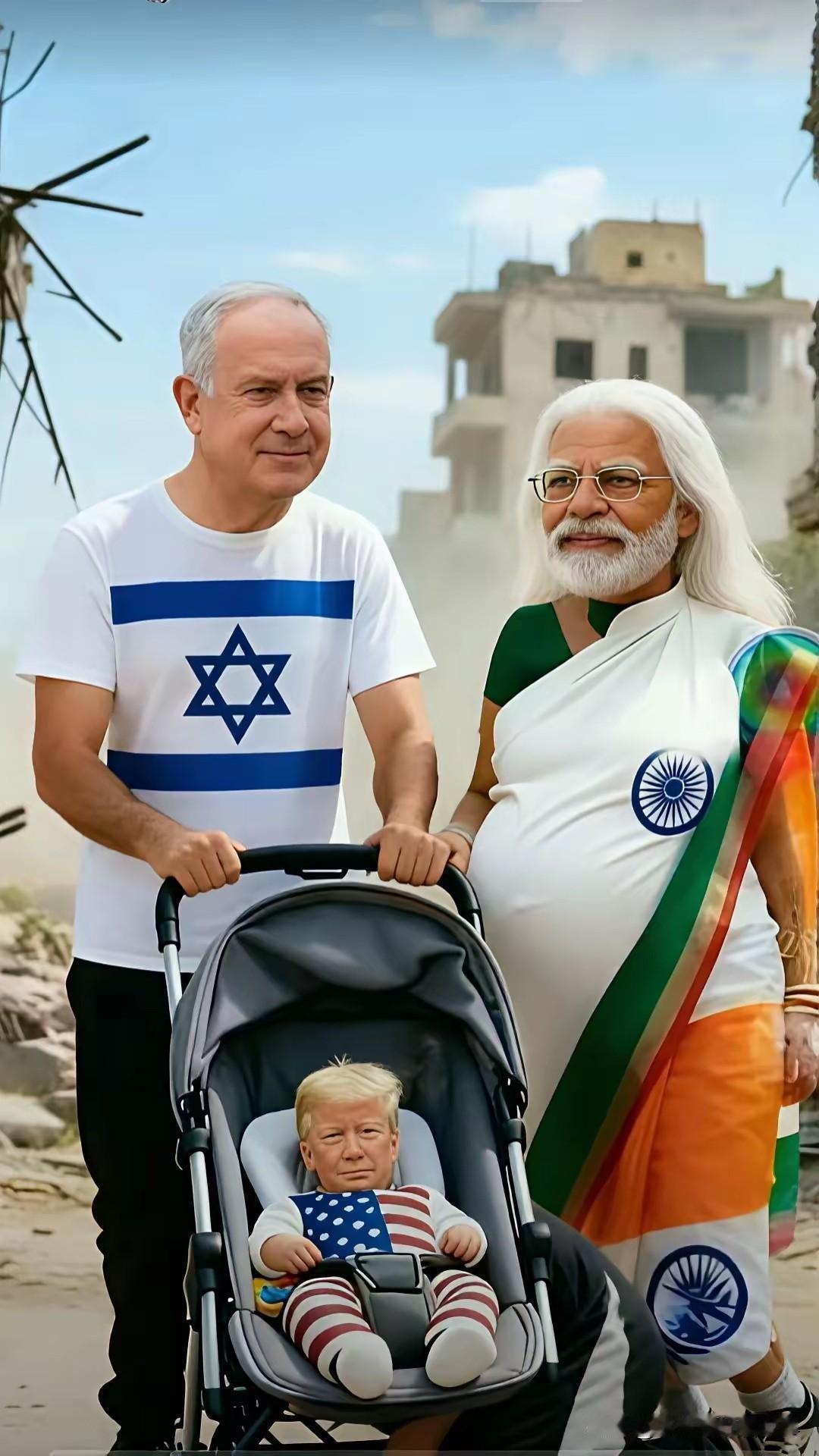 知道不，“公国”以色列与“母国”印度两“夫妻”一番苟合，意外生出了这个金毛“小婴