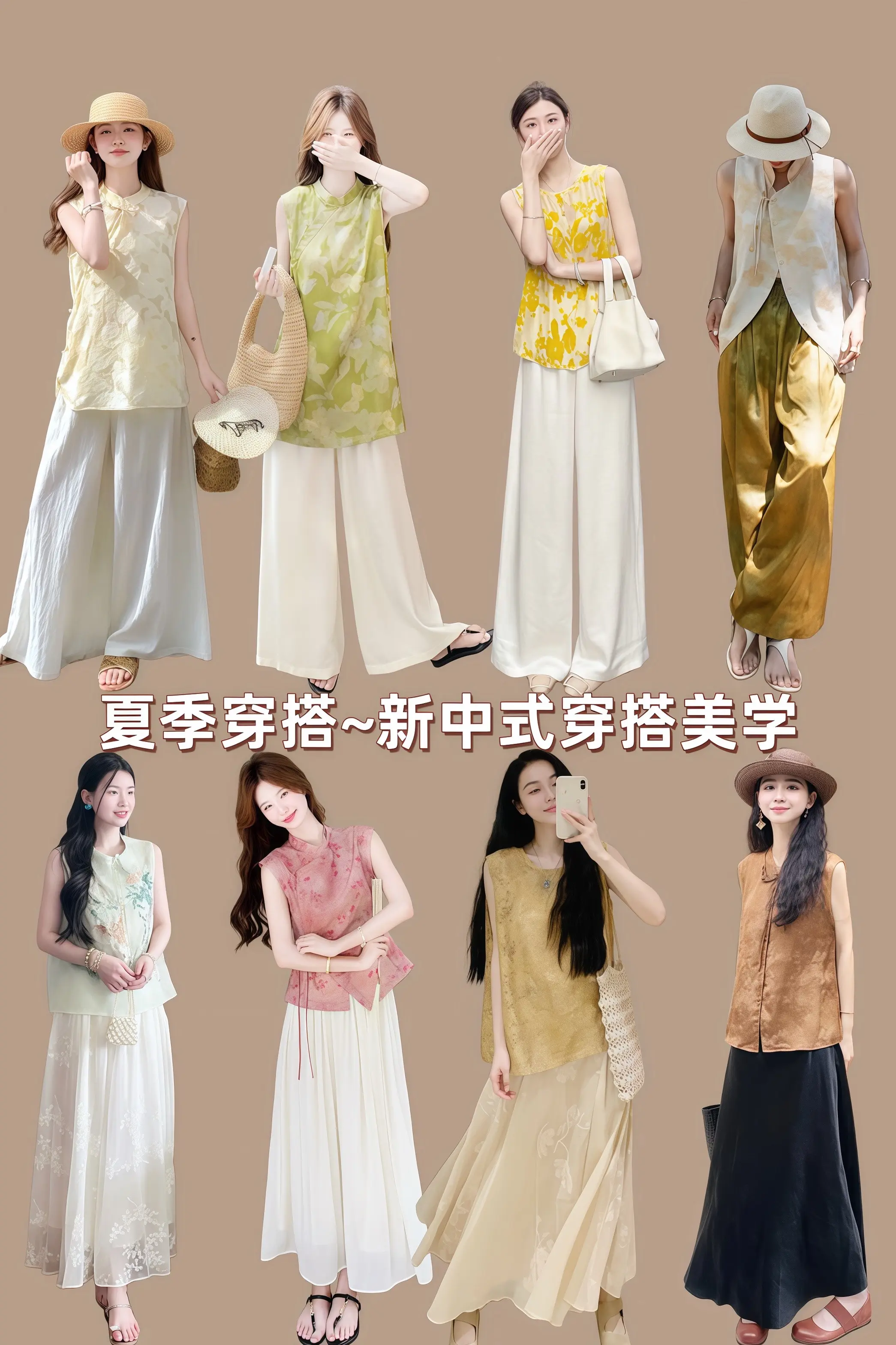 琵琶行里的中式穿搭美学 夏日松弛感套装穿搭指南 国风古韵新中式推荐 新...