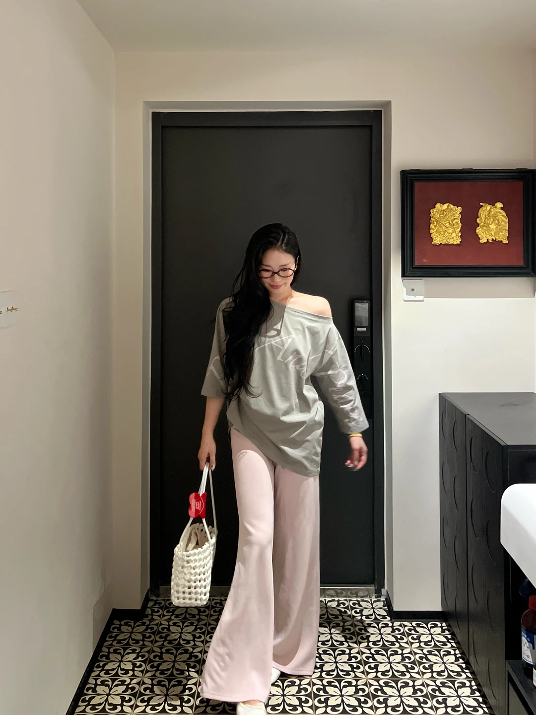 163/110 粉➕灰好甜呀☺️