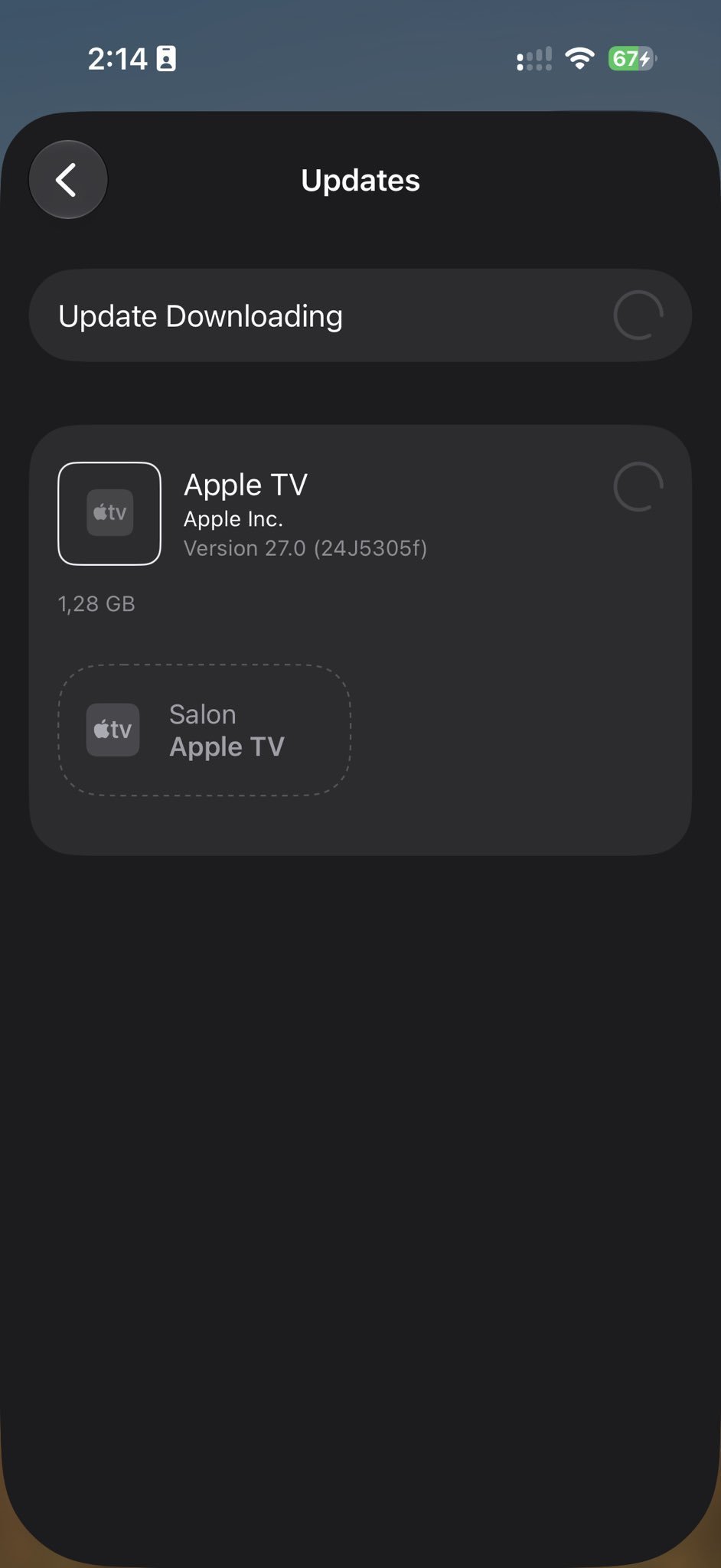 【iOS 27 可以在“家庭”中对 Apple TV 进行软件更新】Aaron 