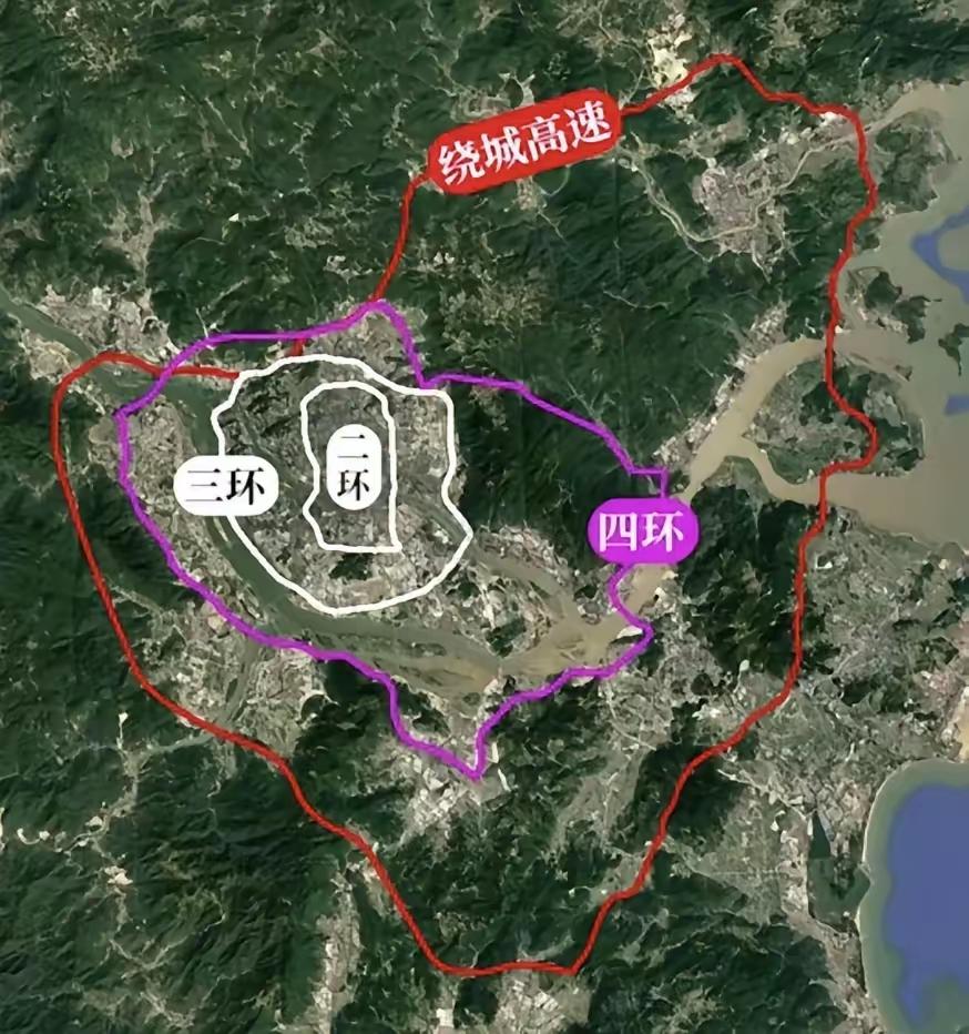 福州四环路终于有动静啦，晋安区新店至闽侯上街路段要率先开工咯！福州拟建的“四环”