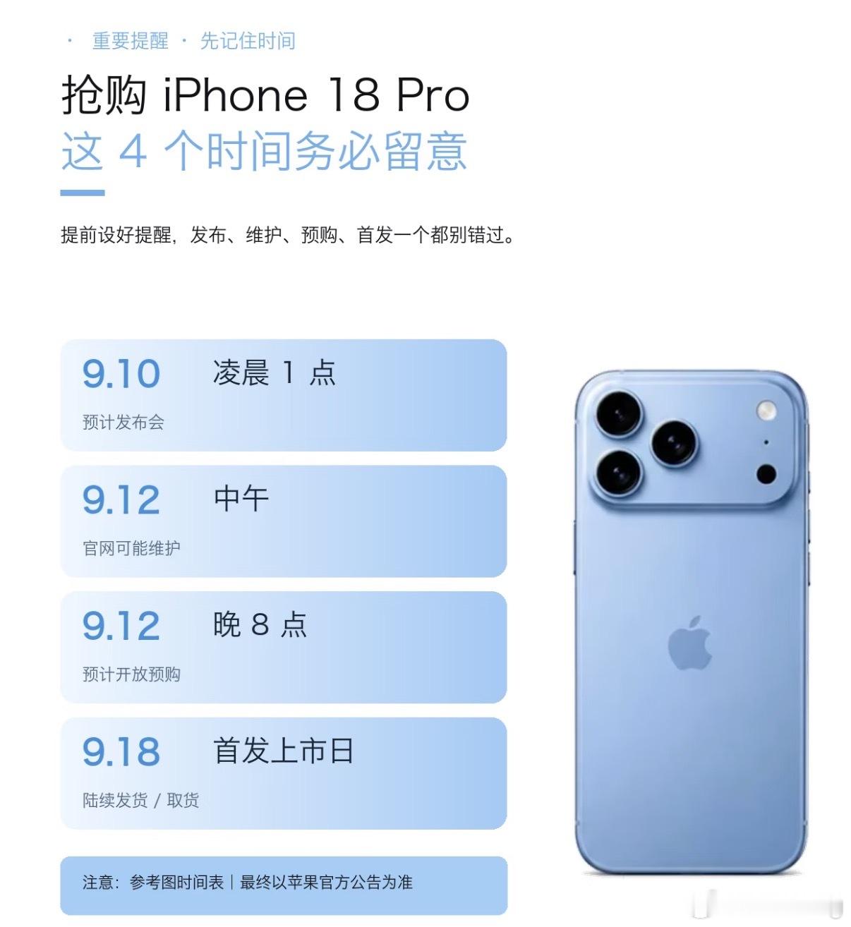 iPhone18系列代抢费曝光今年iPhone 18 Pro系列首批出货量估计比
