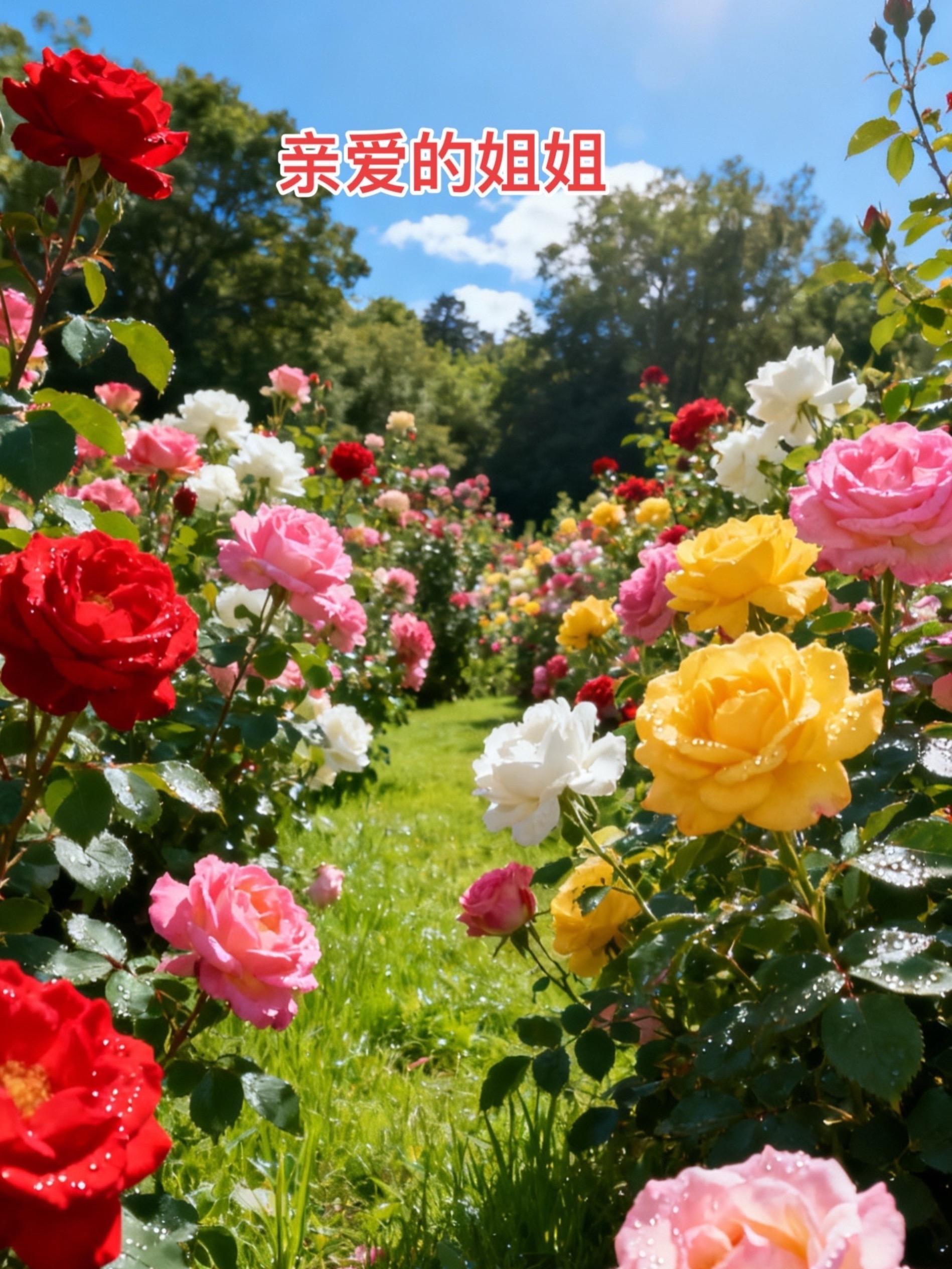 亲爱的 姐姐 花 花开富贵好运来