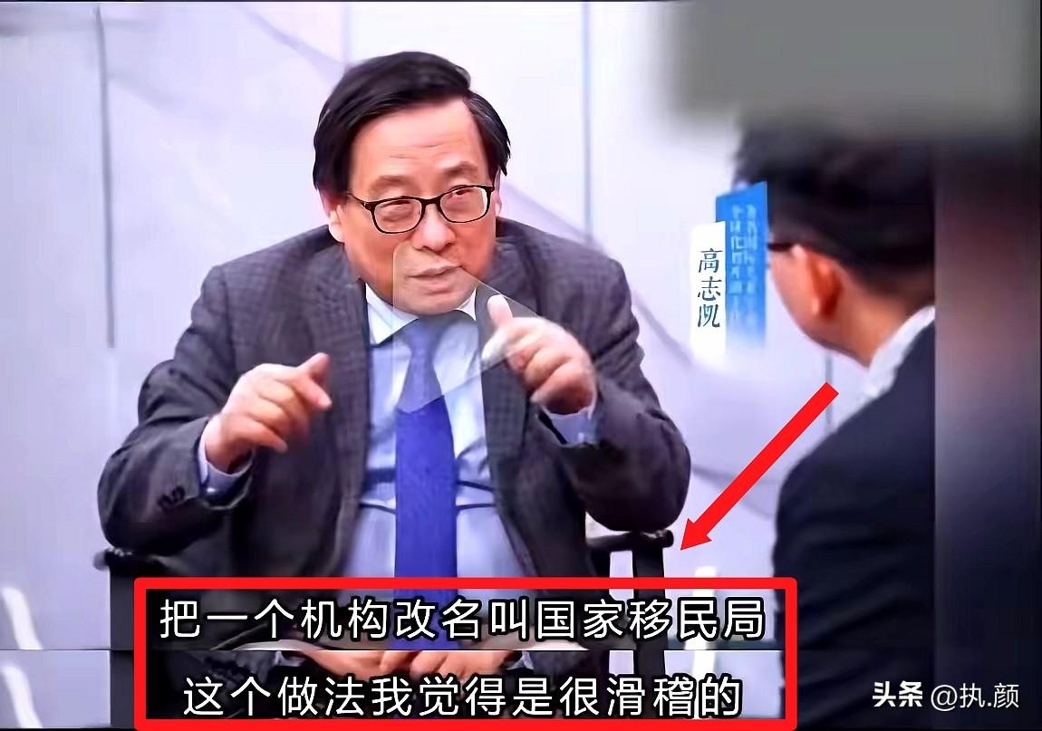 最近高志凯把“移民局”这三个字拎出来讨论，直接戳中了很多人心里没说透的那点顾虑。