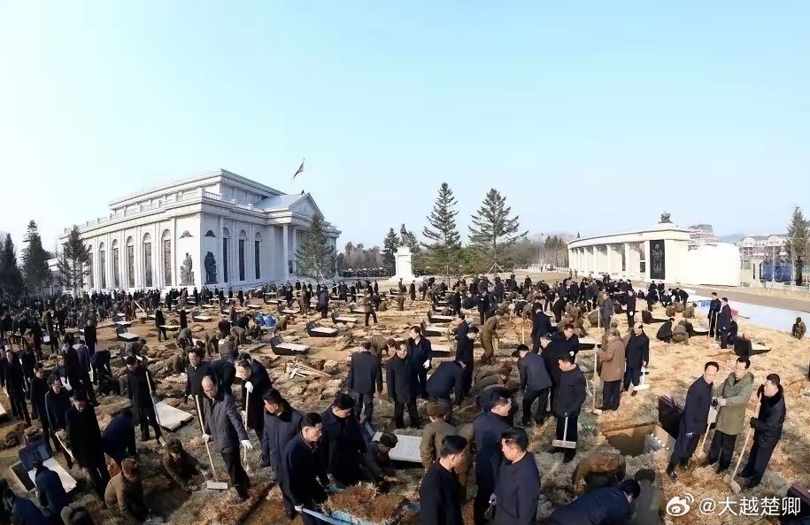 朝鲜修建海外作战烈士陵园。 