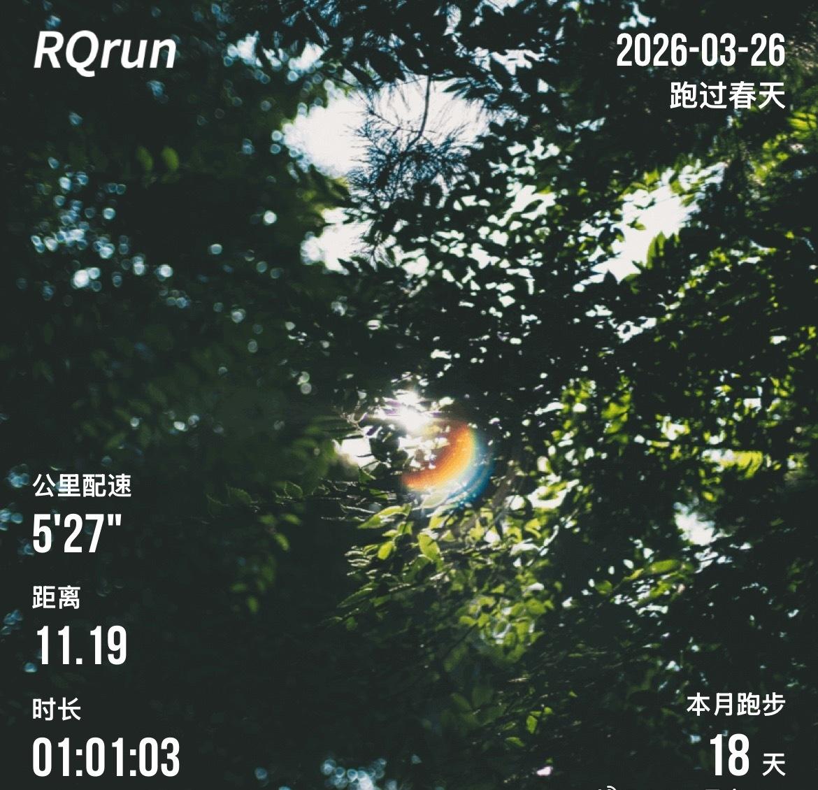 今天快30度了，应该是跑过夏天[看] ​​​