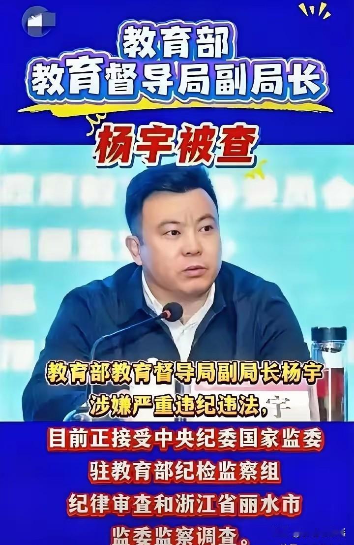 2026年教育圈开年大瓜，教育部督导局副局长杨宇被查，教材的乱象是良心烂了的见证