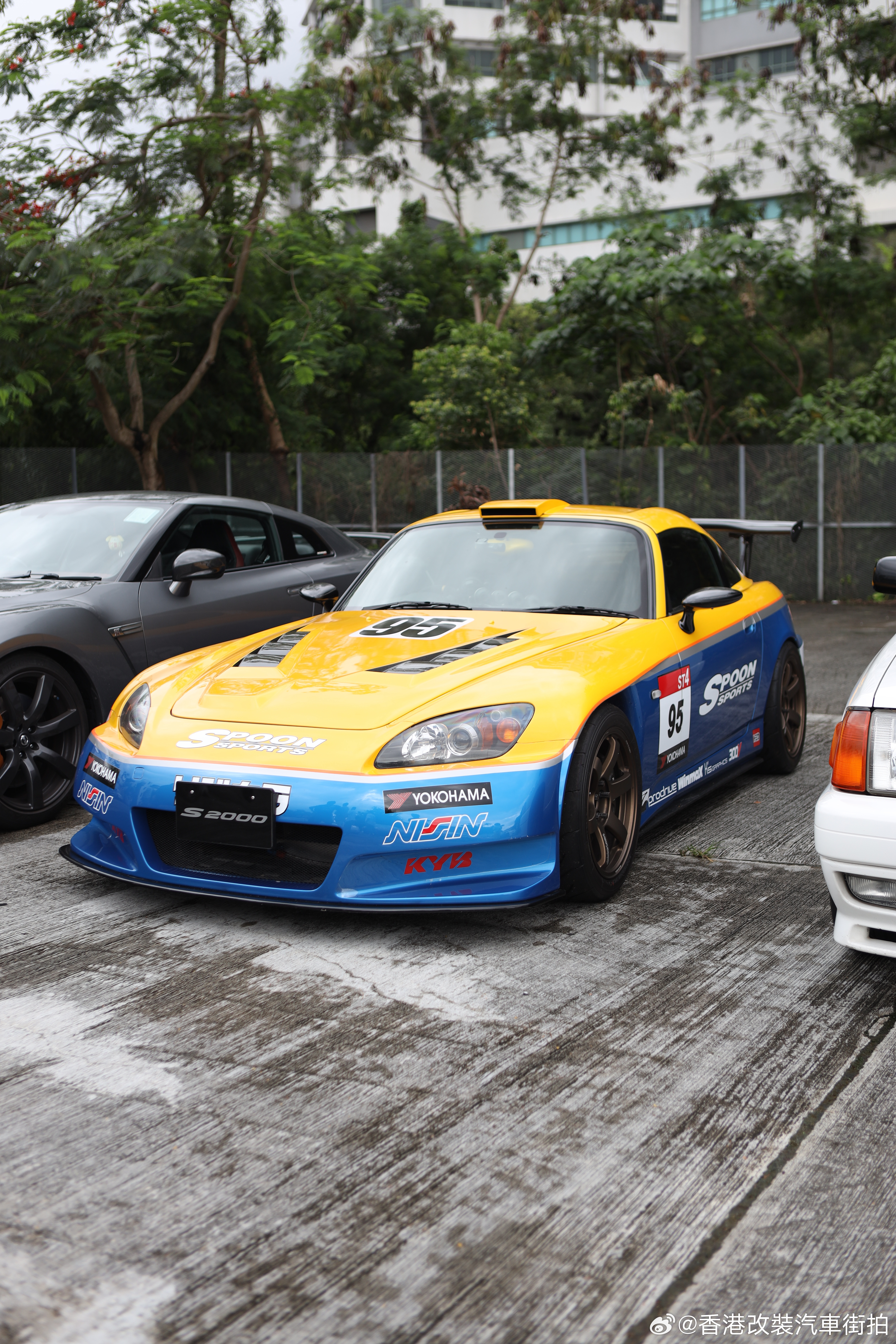 超誇張的Spoon拉花S2000去過佛山AIT車展都可能見過他了 ​​​