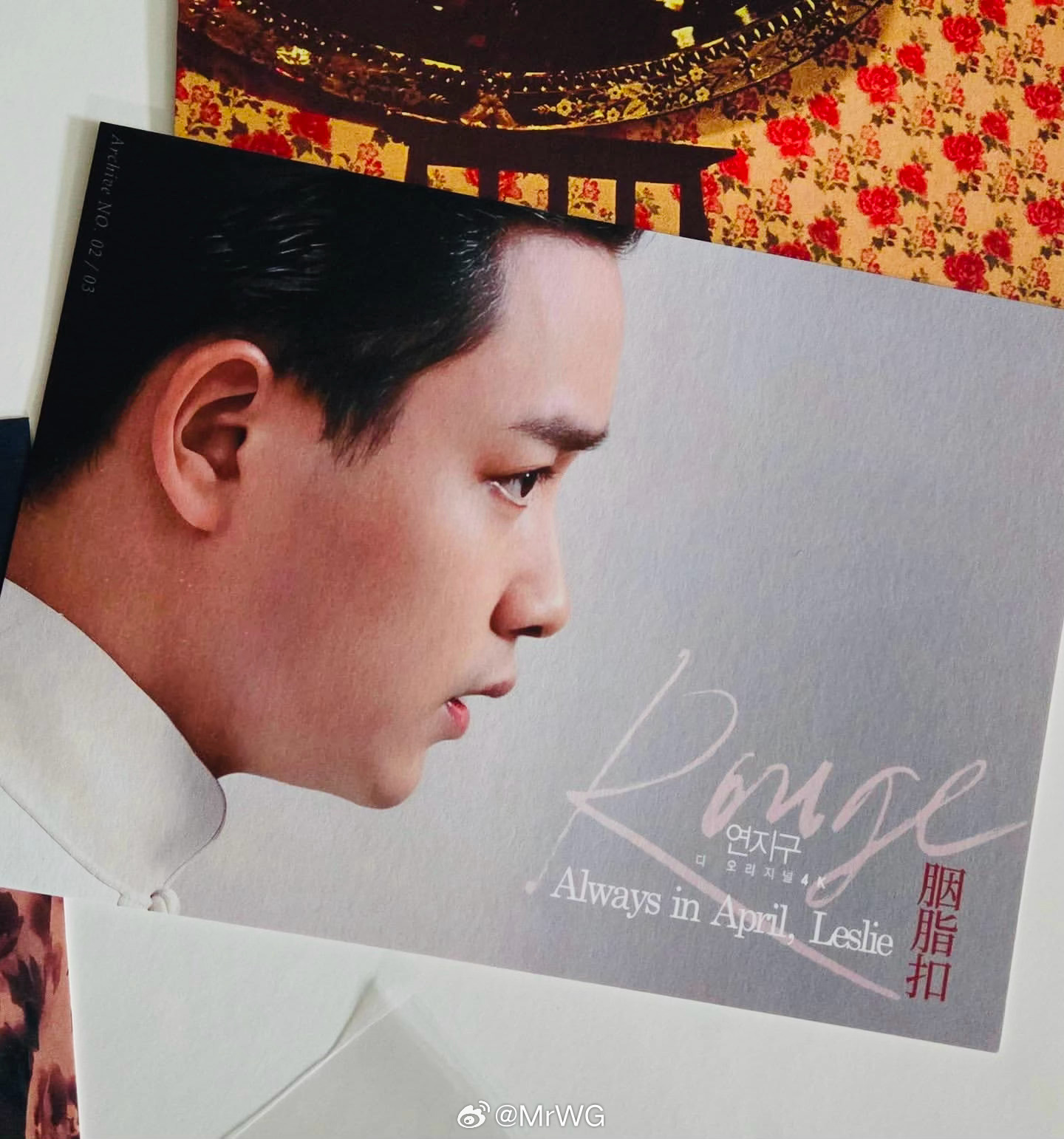 张国荣周边 “Always in April，Leslie”……韩国正在热映【胭