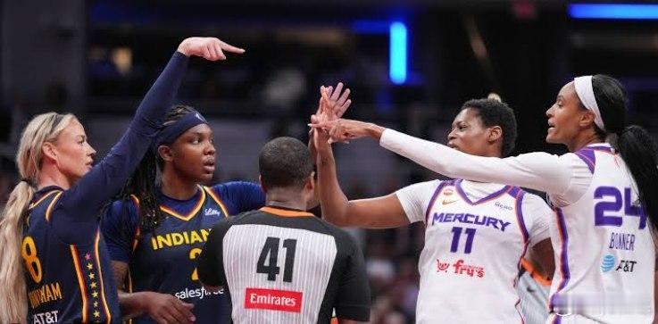 篮球wnba 印第安纳狂热和凤凰城水银这场，六月近况放在一起看，比赛味道其实很清