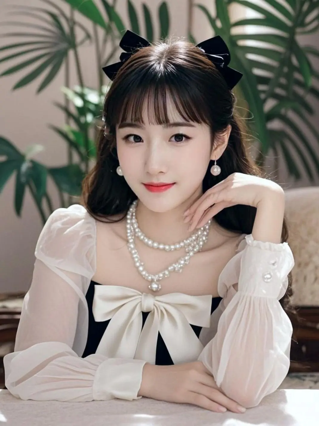 AI珍珠淑女照 随变ai随便玩