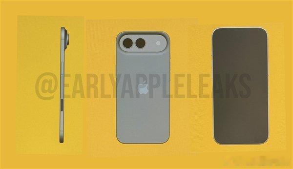 iPhoneAir2告别单摄 【曝iPhoneAir2外观 ：告别单摄 补齐影像