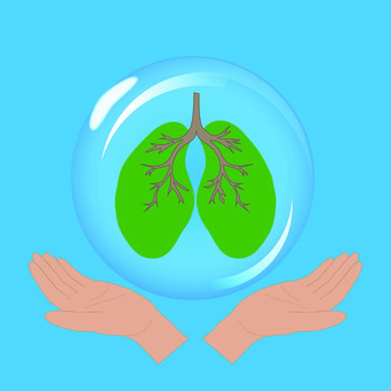 想要肺部健康，不妨试试深呼吸法。每天找个空气清新的地方，像公园或者河边。站定后放