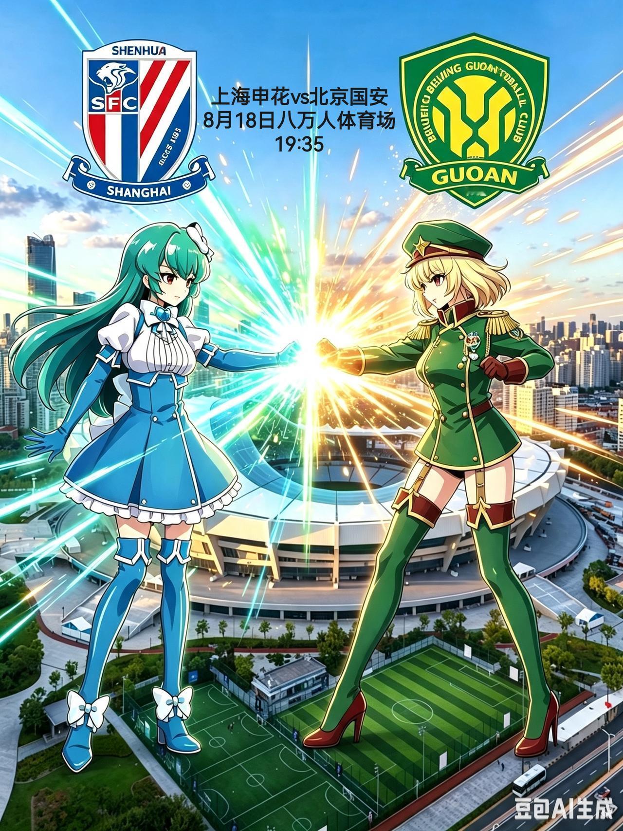 上海申花vs北京国安，京沪大战赛前海报出炉！