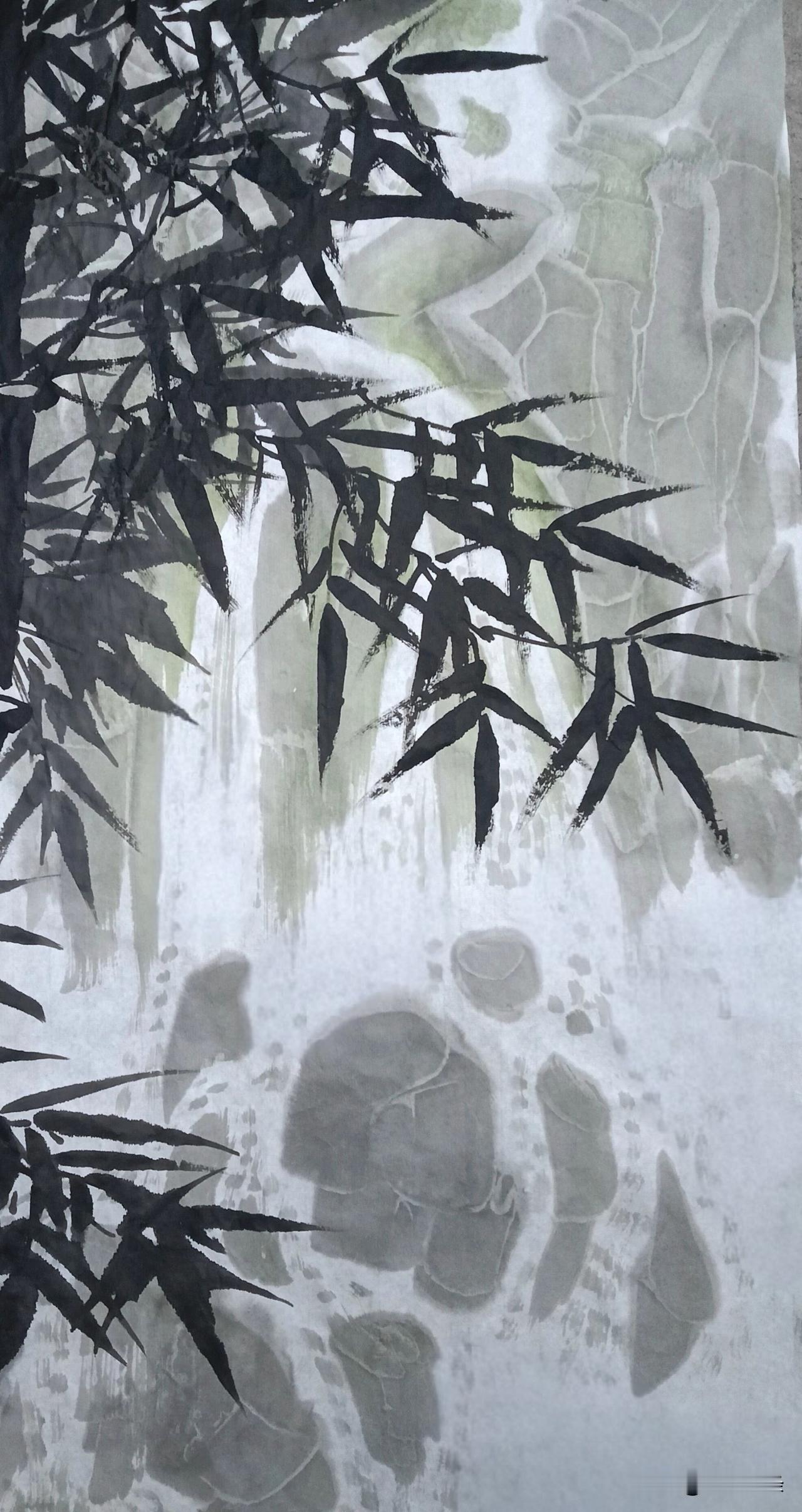 不与花比颜色好
也留清气满乾坤
[祝福]
清雅国画
 有水墨国画