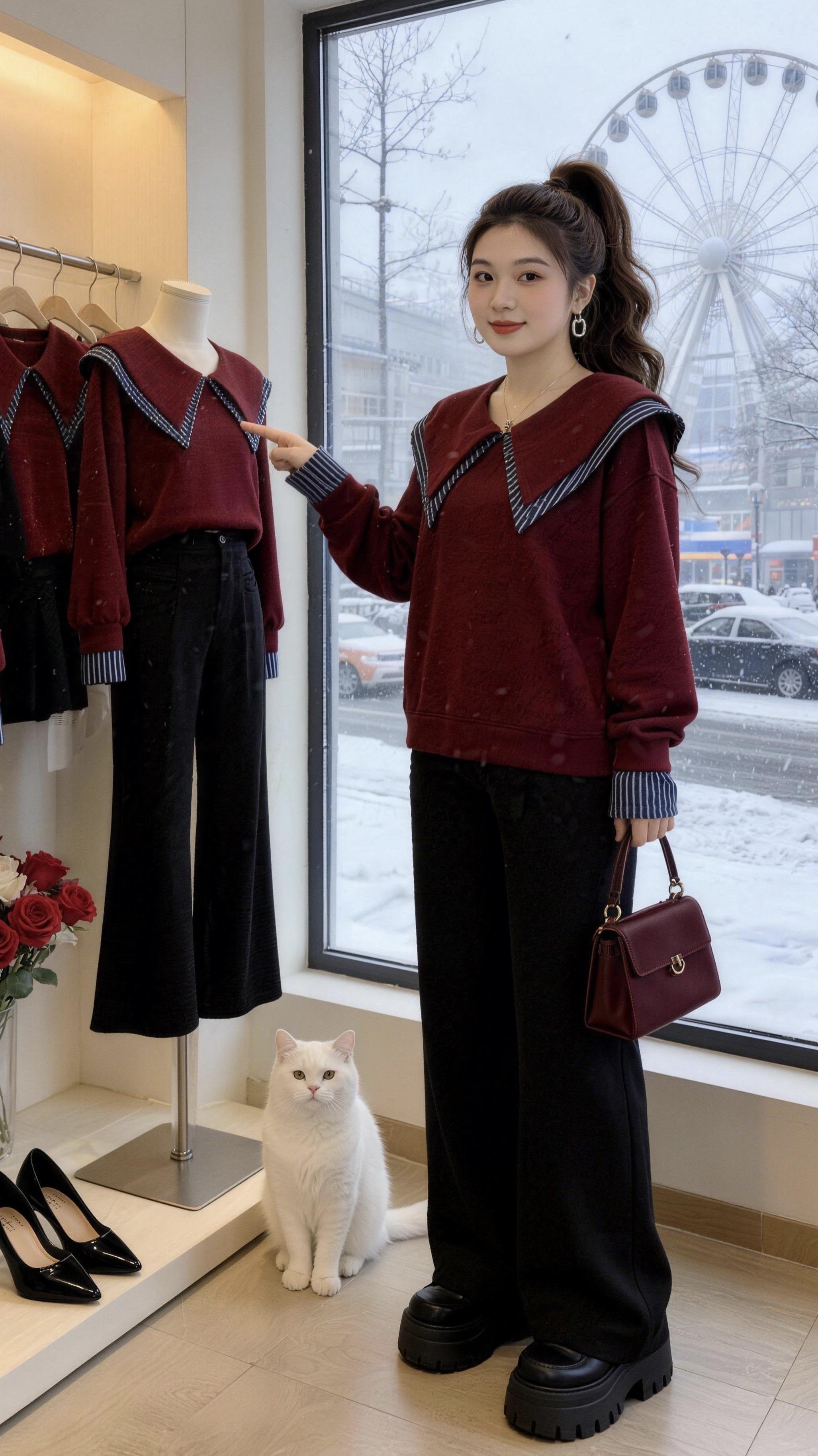 脱下外套也体面的秋冬内搭高级感穿搭秋冬的低调穿搭也能穿出高级感年底微胖...