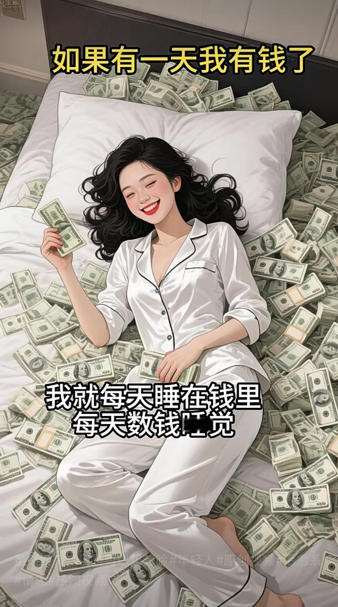 如果有天你有钱了，会干嘛[憨笑]