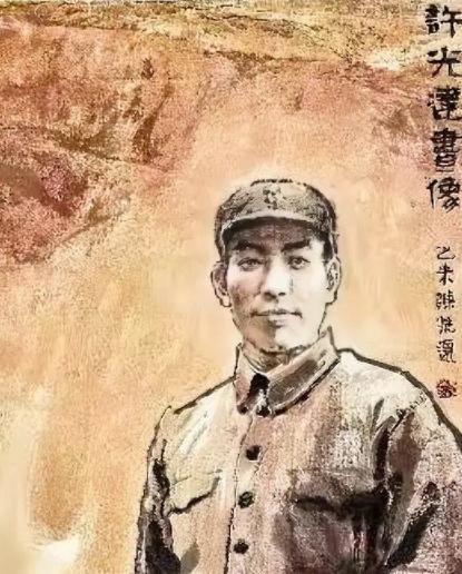 1938年，许光达和分别10年的妻子终于团聚。谁料，就在妻子要扑到许光达怀里时，
