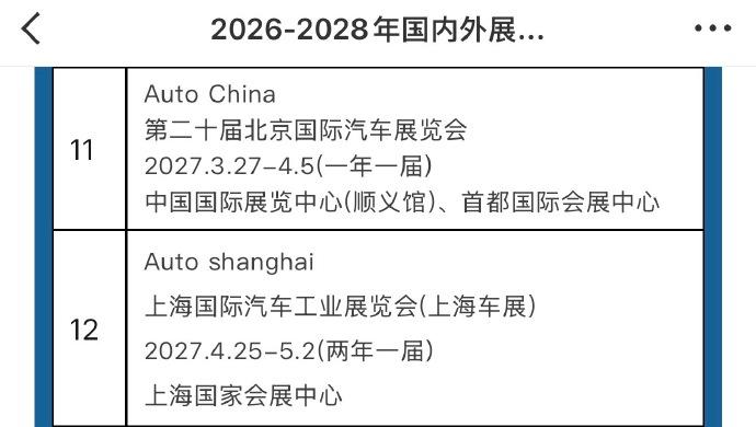 明年，既有北京车展又有上海车展？【来自懂车帝车友圈】