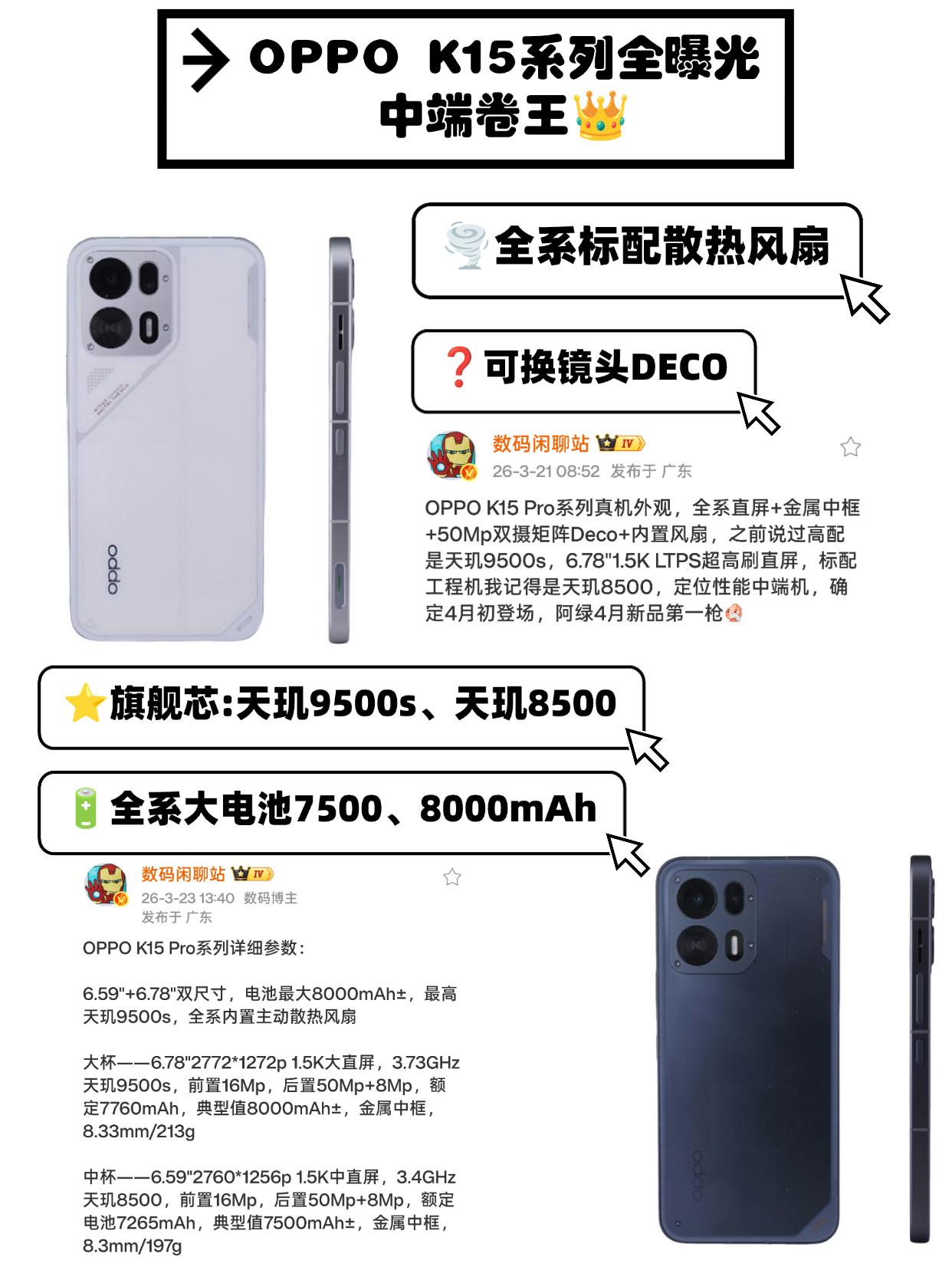 OPPO你是真敢啊！K15这镜头模组难道还能DIY？

没想到OPPO中端机玩这