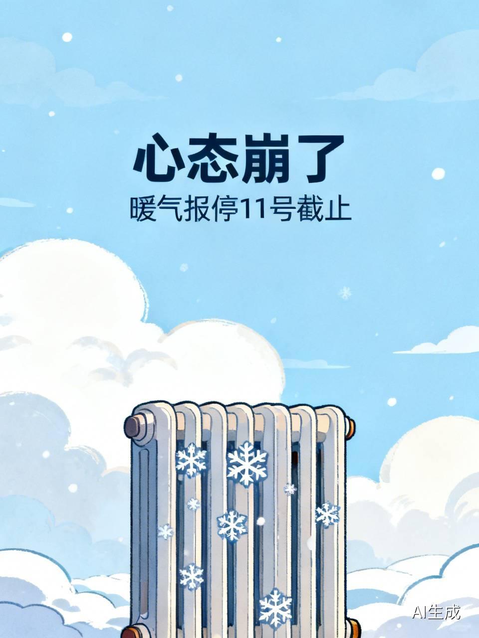 心态崩了
今天准备去给暖气报停
柜台说暖气报停11号就截止了
从6号开始到11号