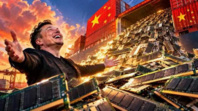 马斯克咋了？在 X 上大喊：中国将在 2028 年生产大量内存！