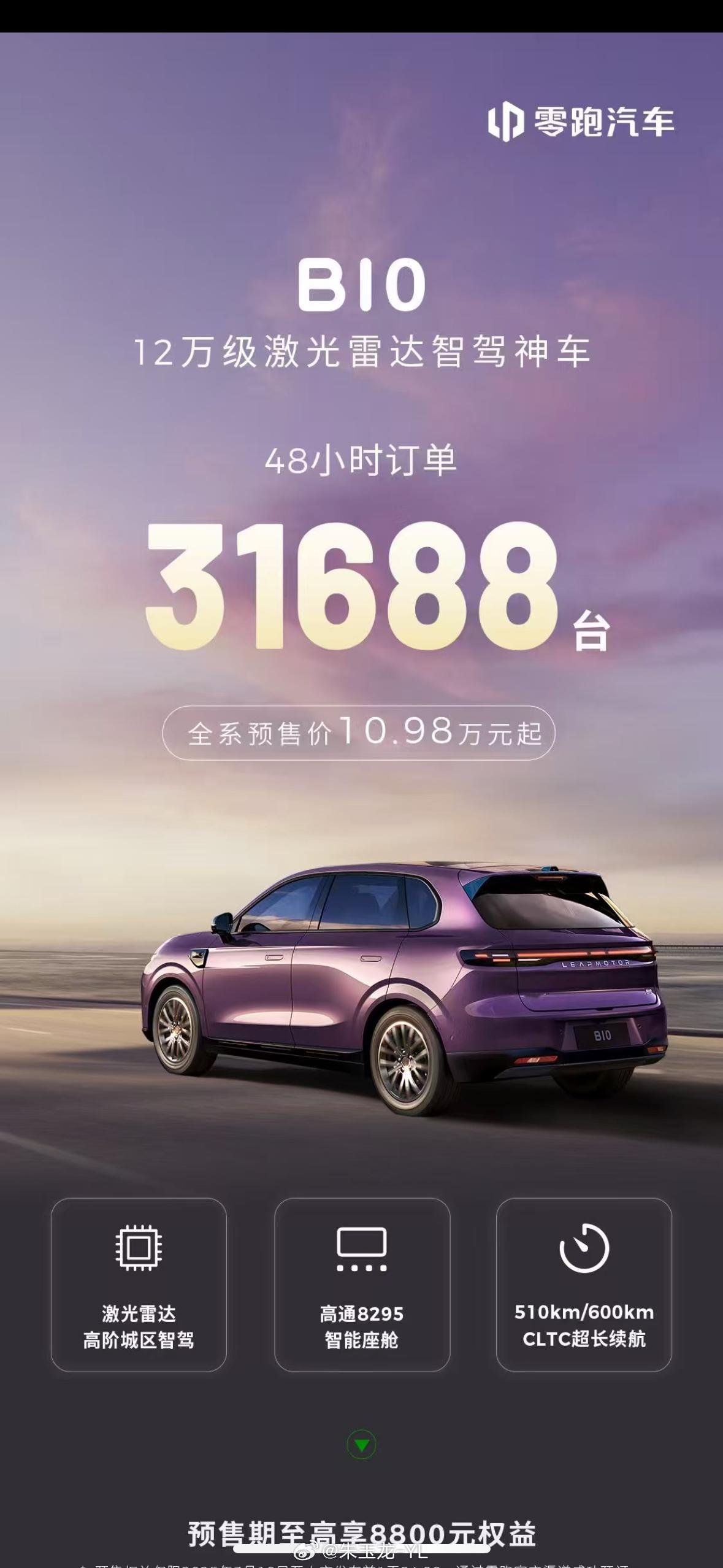 这数字也很吉利[鲜花]汽场全开新能源大牛说微博新知 ​​​