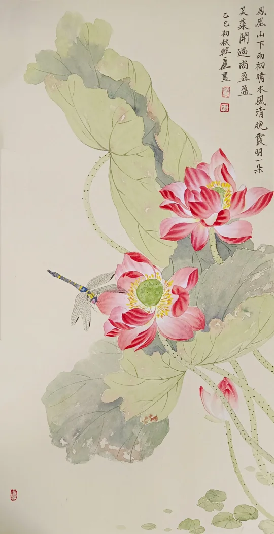 没骨画‖荷花🌸