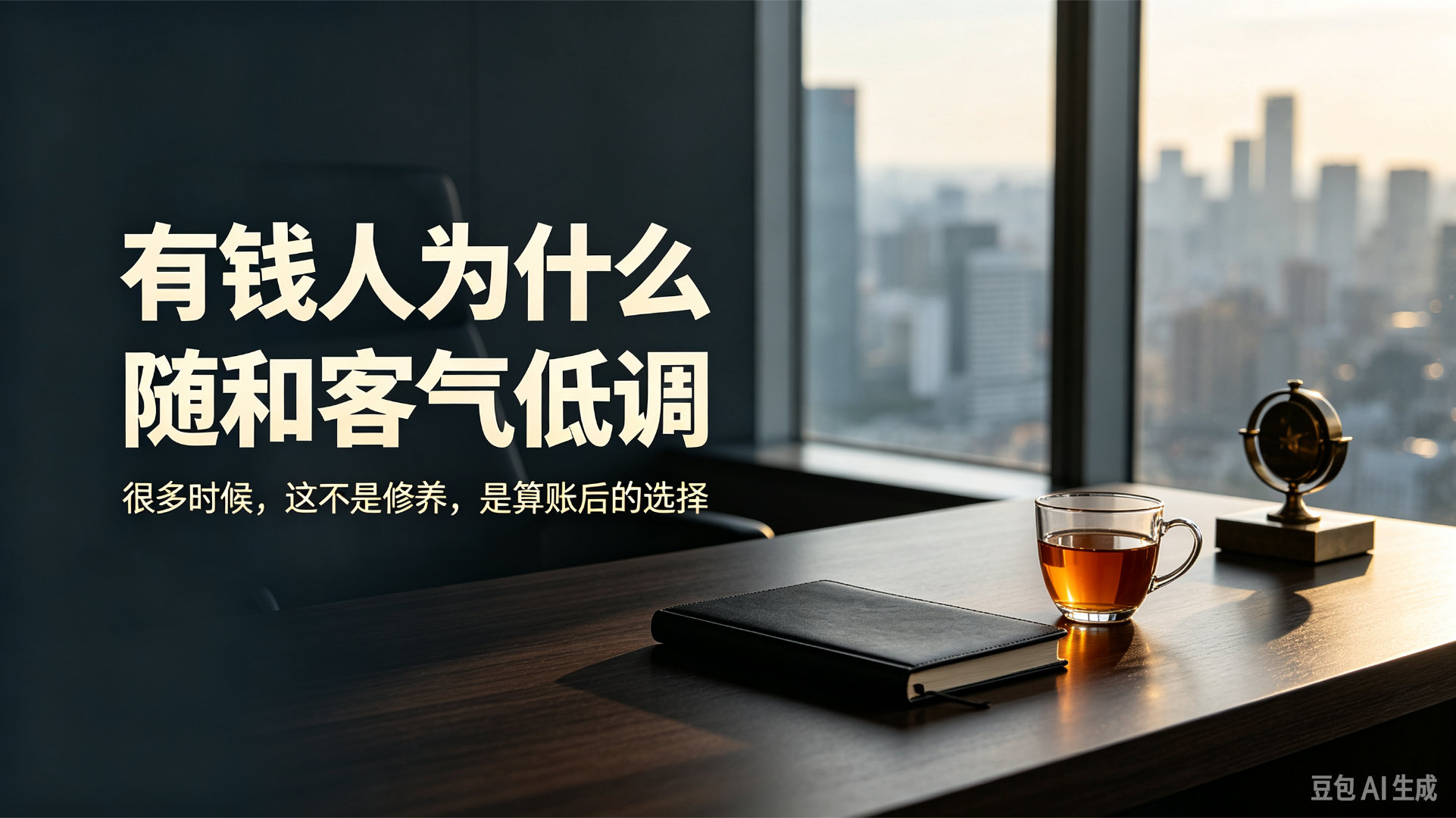 有钱人为什么随和客气低调对他们来说，跟人争执、摆架子、闹矛盾的成本太高了。普通人