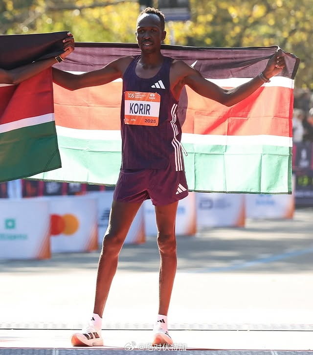 2021年纽约马拉松冠军、肯尼亚 Albert Korir 阿尔伯特科里尔因赛外