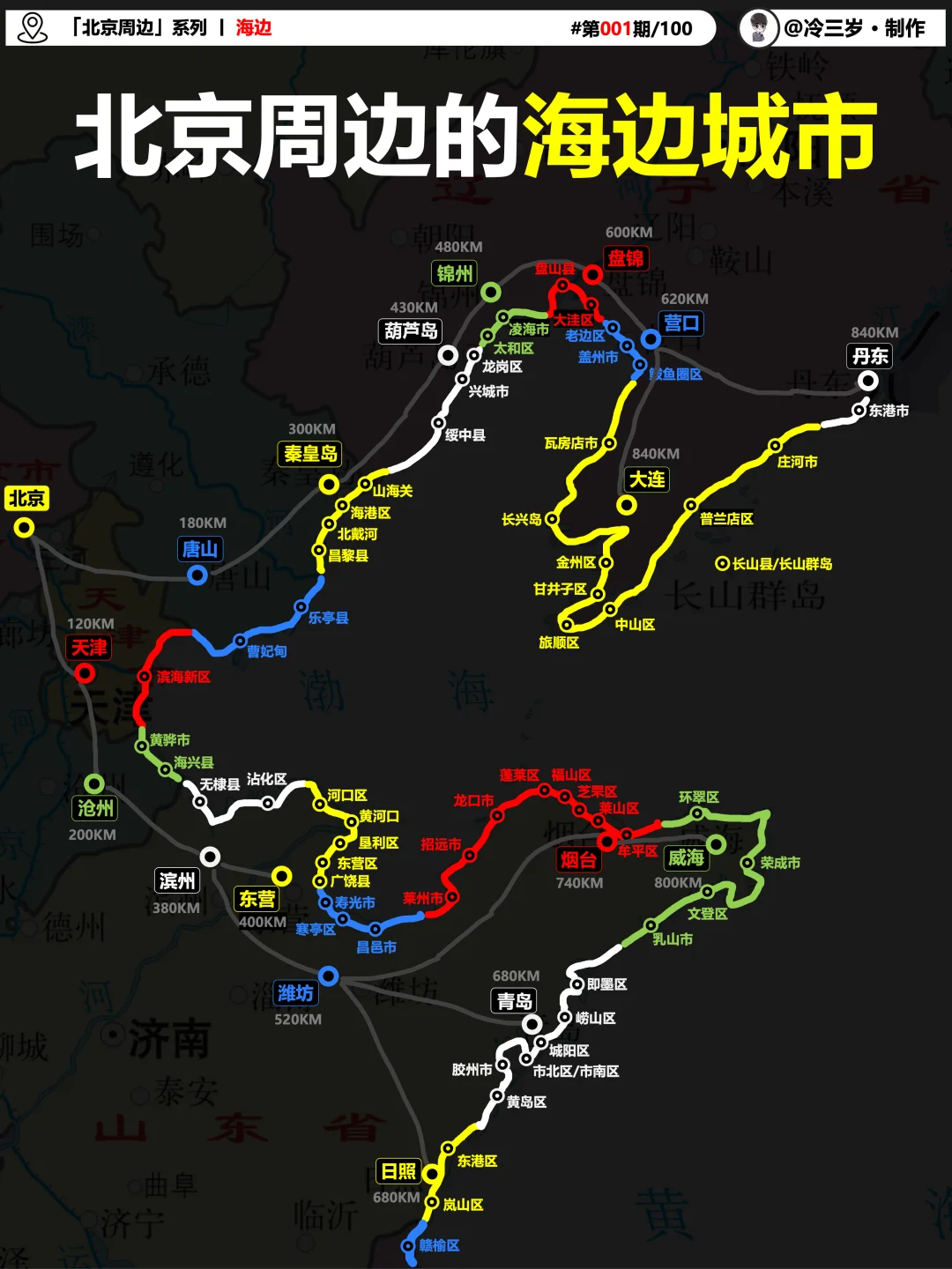 北京周边有哪些海边小城，好玩的