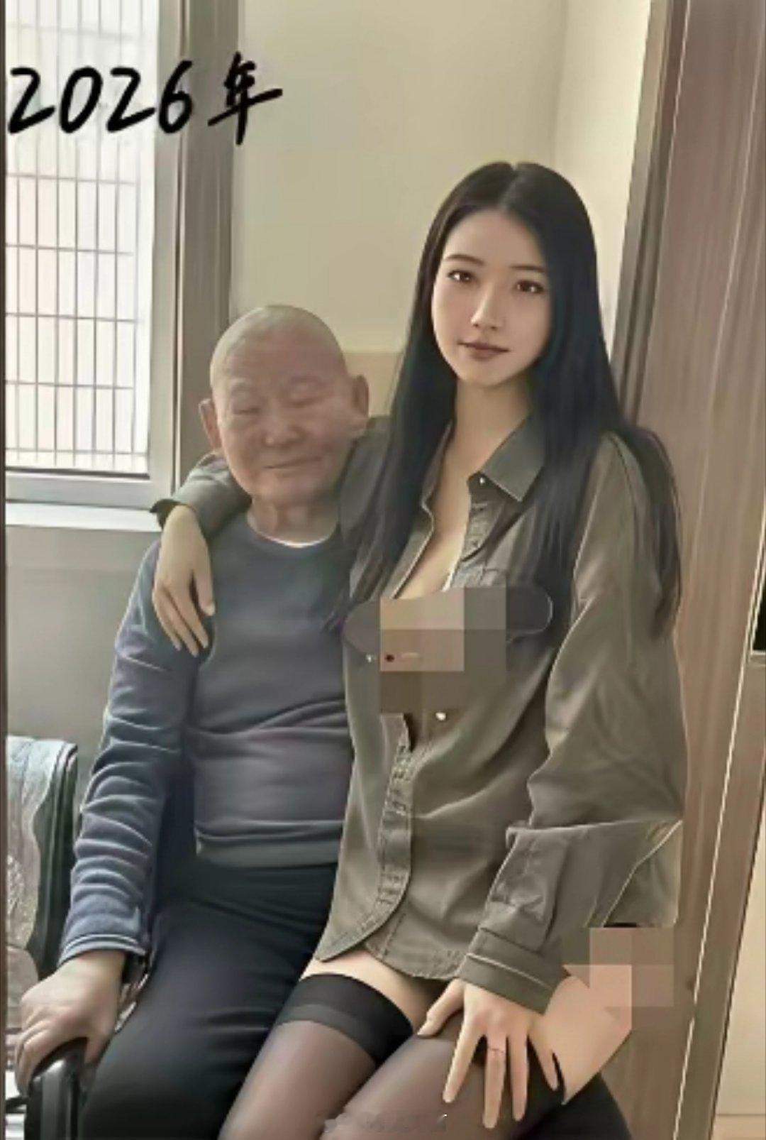 当年老来得女，好多人嘲笑父亲。现在怀里的萌娃长大了，已经变成大美人一枚。 