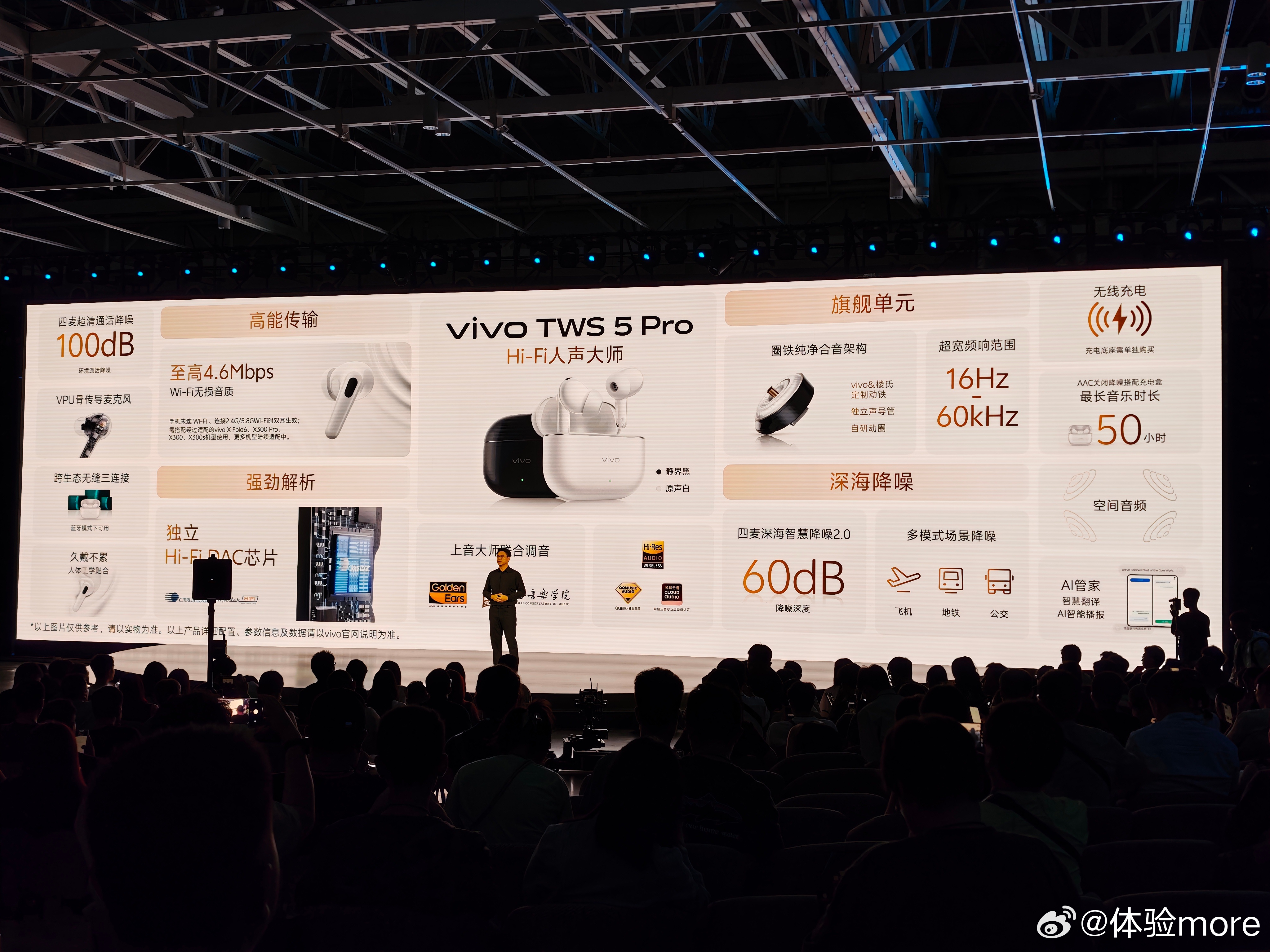 vivo TWS 5 Pro，999元，首销949元，赠送一年耳机丢失宝。定制动