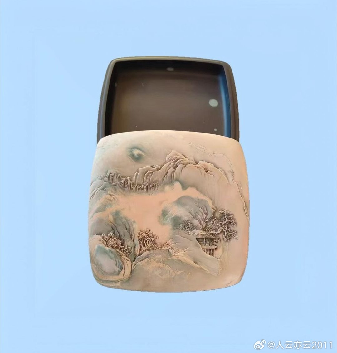 【精品展示】（二）砚台系列（6）：苴却砚❶～～张加龙作品⑤。与师友们分享，一手货