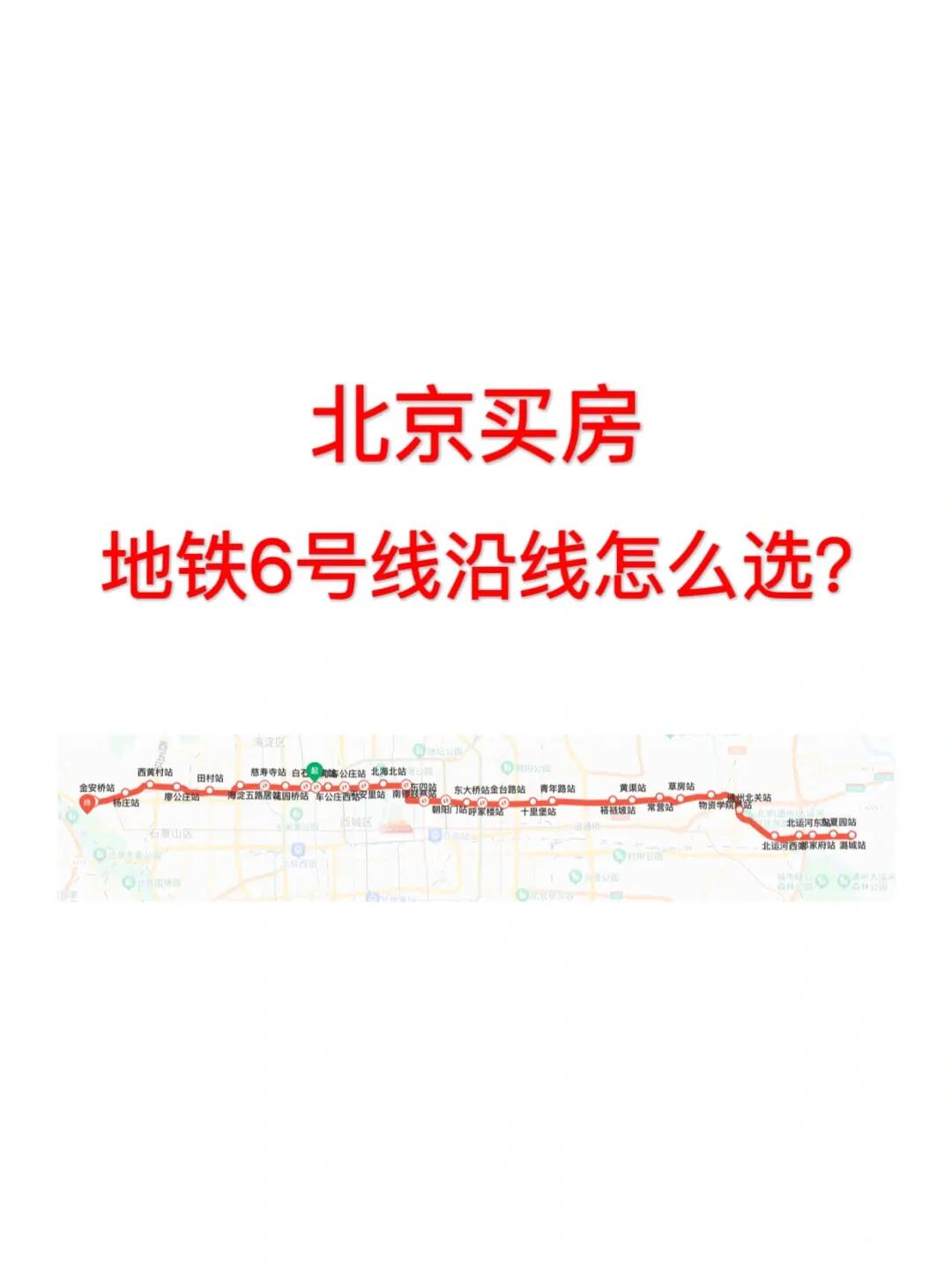 地铁6号线沿线，哪些房子能选？