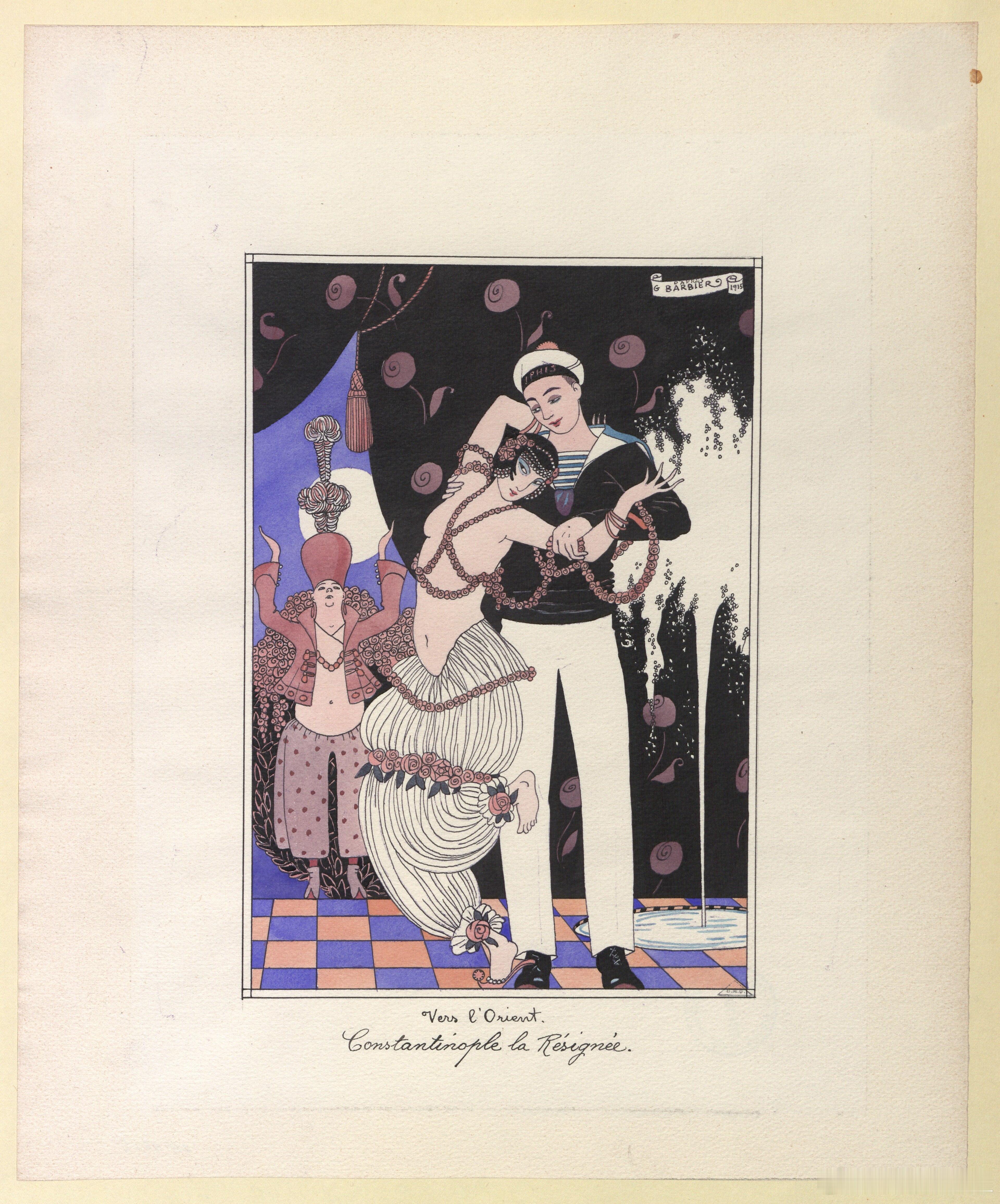 西洋历史文化鱼缸 法国著名插画家乔治·巴比尔（George Barbier，18