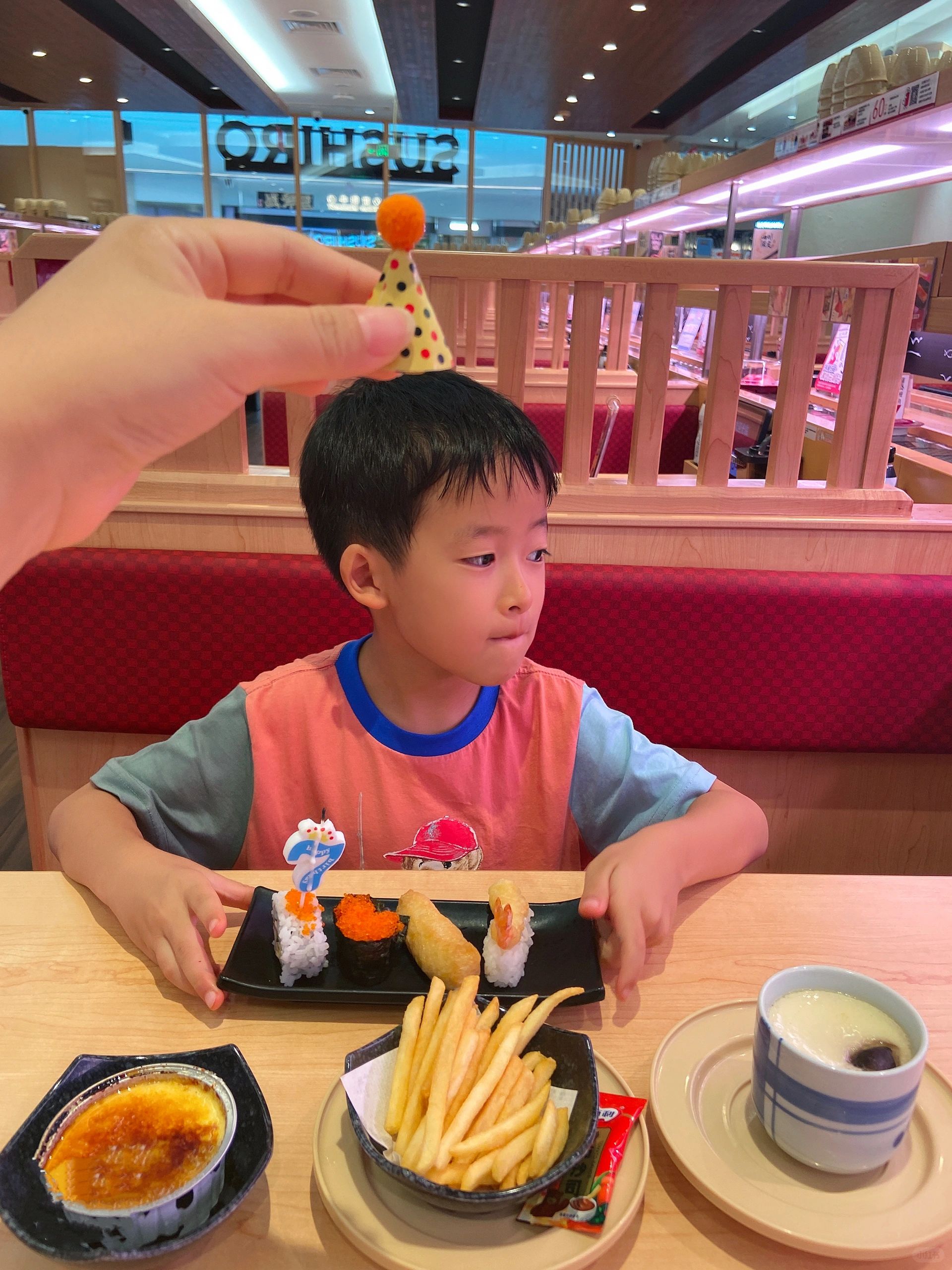 关于我儿子生日那天带蜡烛🕯️去吃寿司🍣