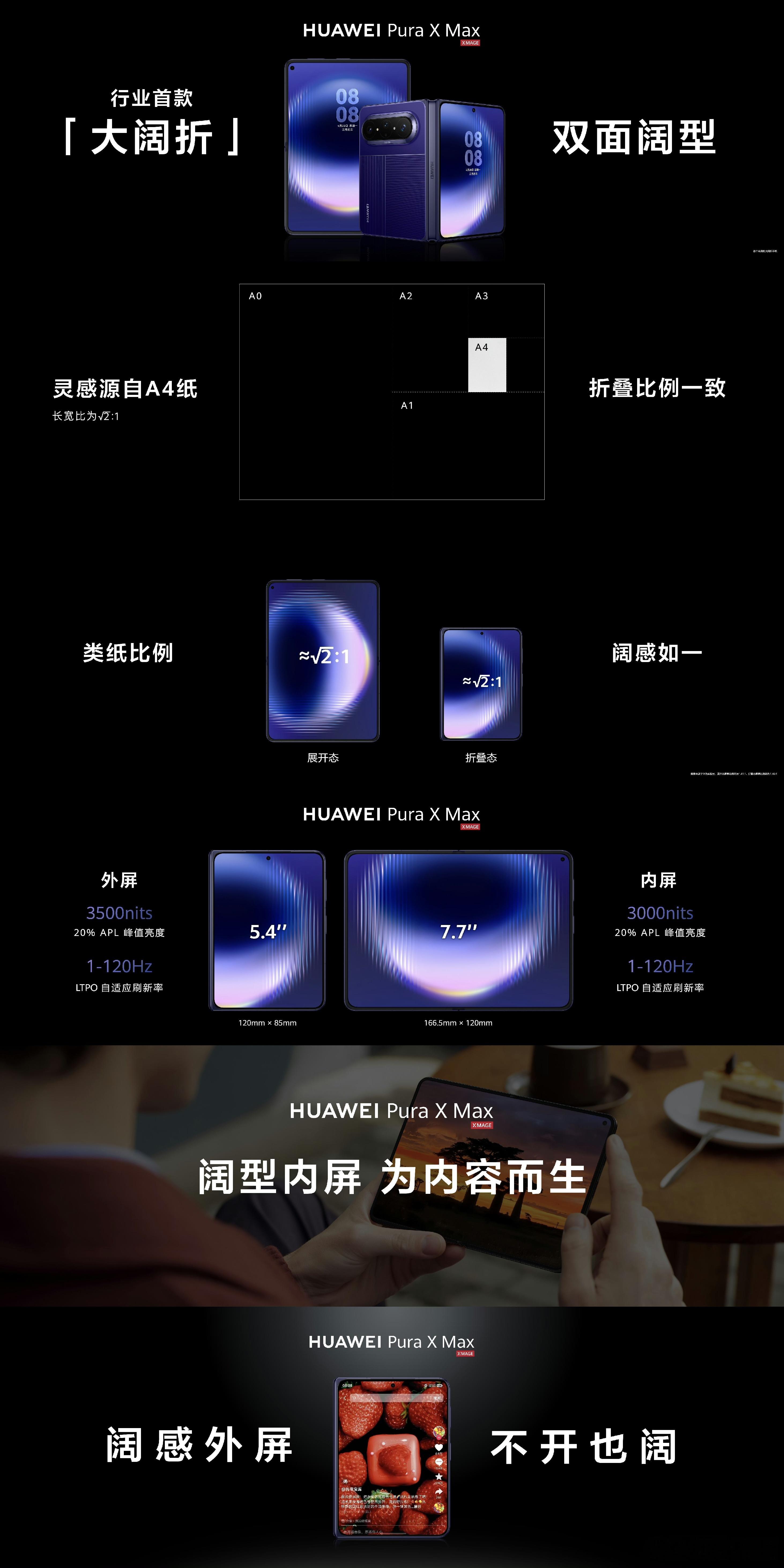 今天发布的华为PuraXMax，应该是近几年我购买冲动最强烈的折叠屏手机！其实为