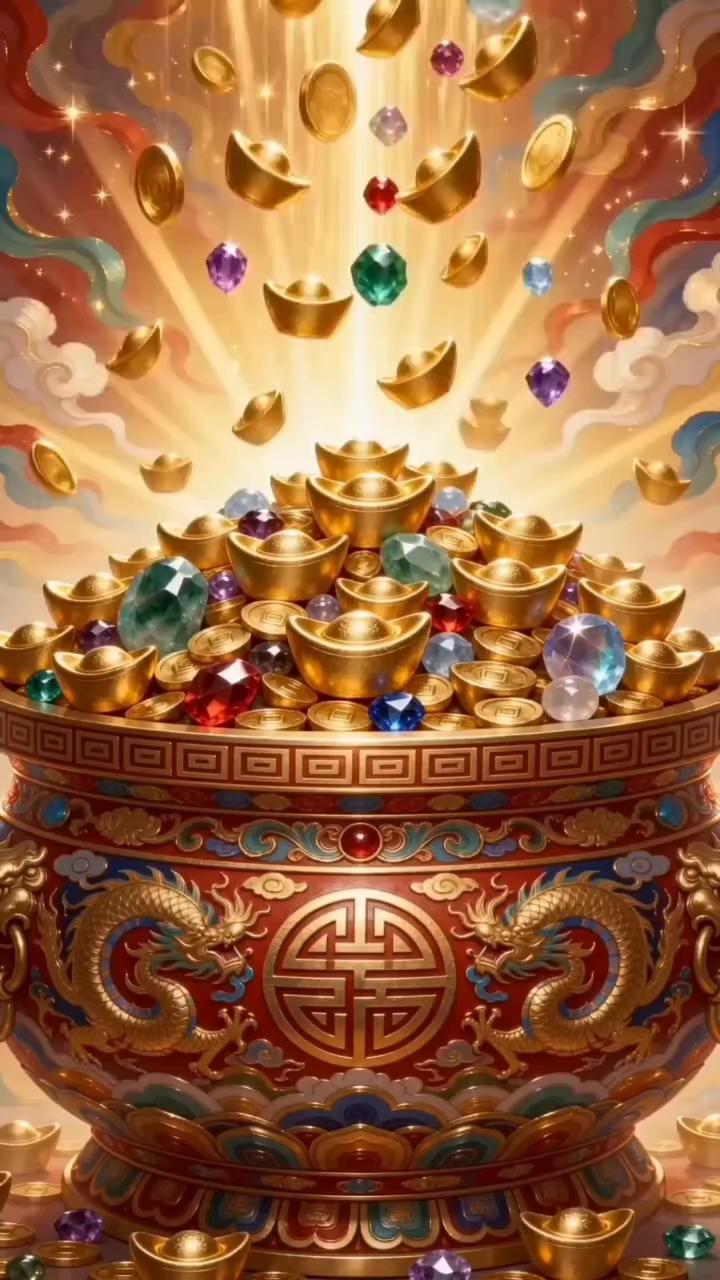财神的聚宝盆猜歇后语。
财神爷的聚宝盆，一钱少不了。