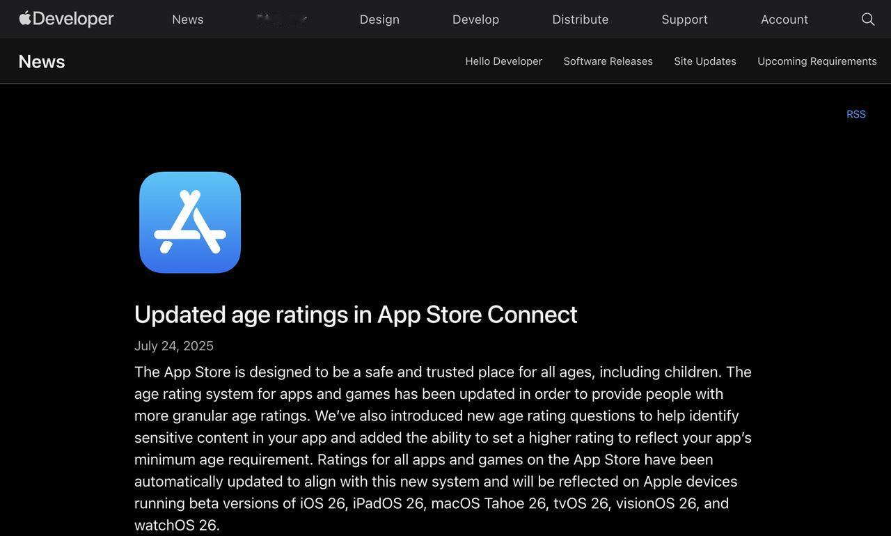 苹果推出新 App Store 年龄评级体系：13+、16+、18+ 正式上线，