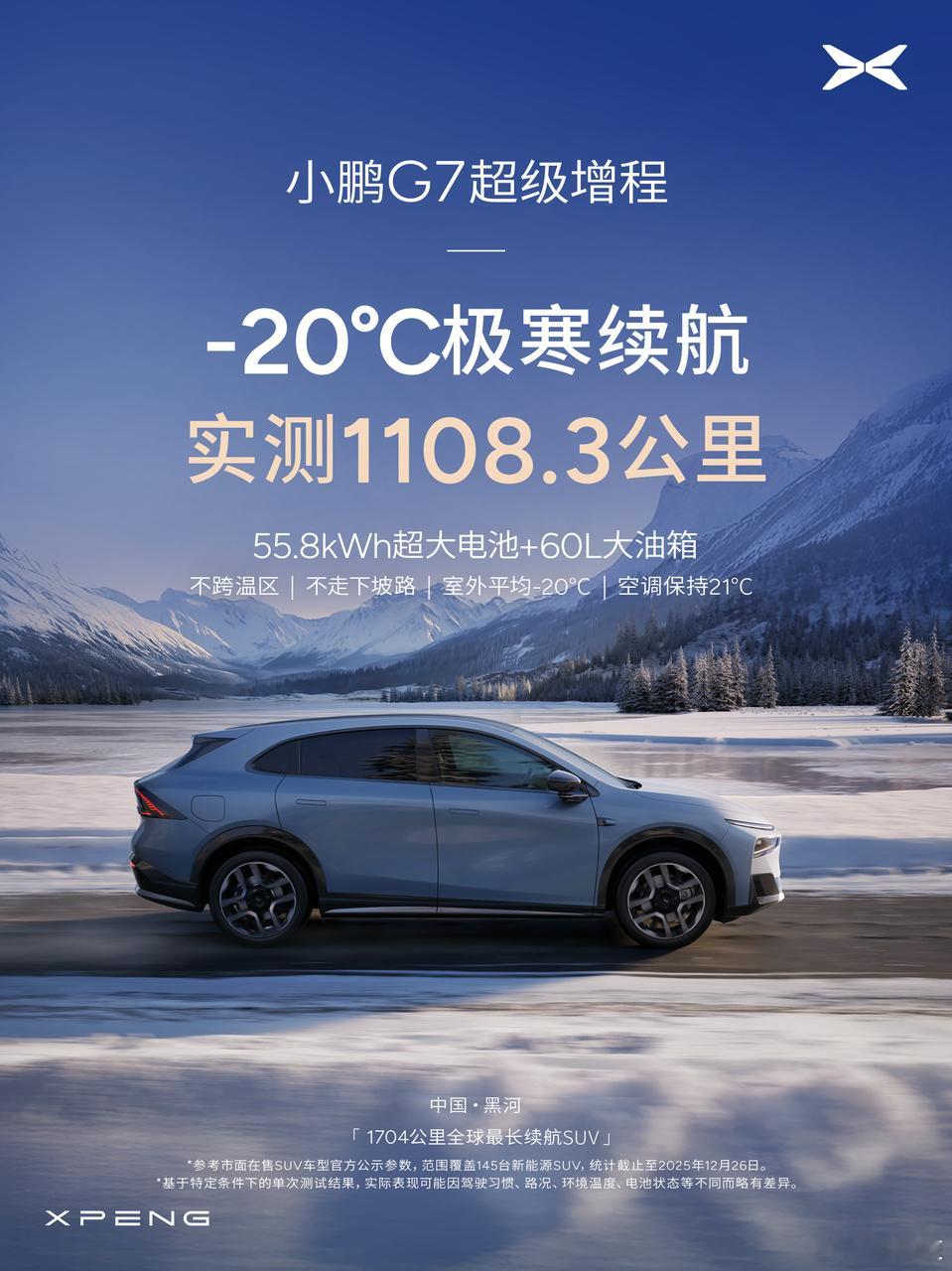 何小鹏零下20度冬测P7+和G7大师兄在零下20度的黑河参与小鹏G7超级增程以及