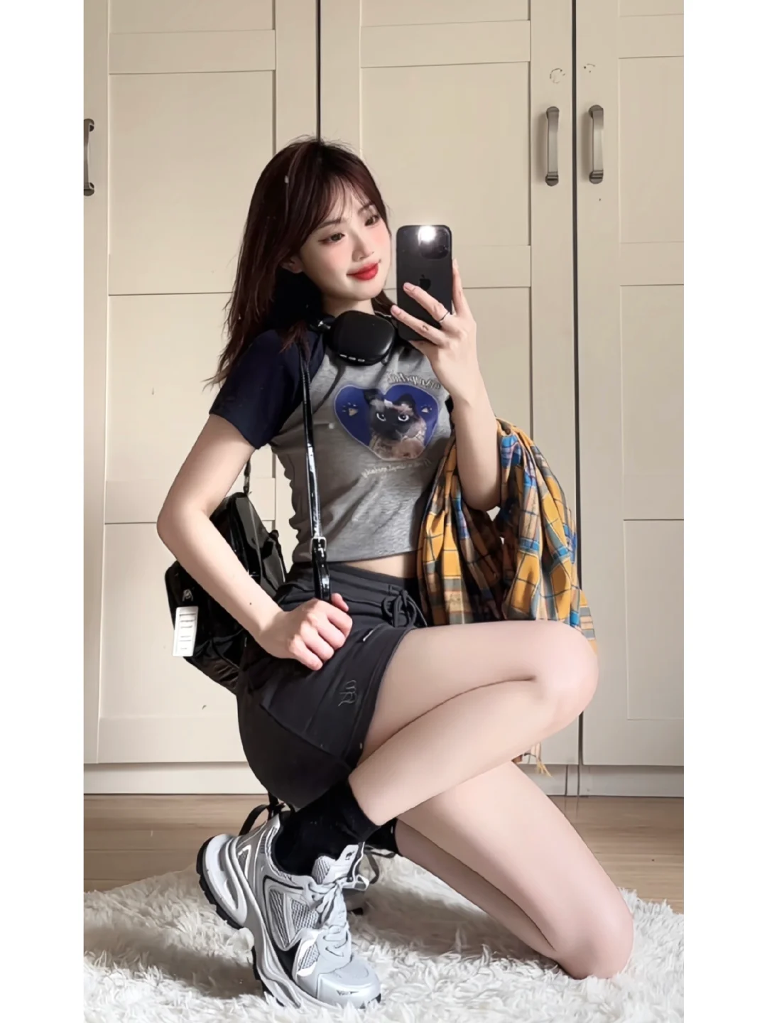 辣妹日记🕶️韩系学院风!!甜酷复古运动穿搭