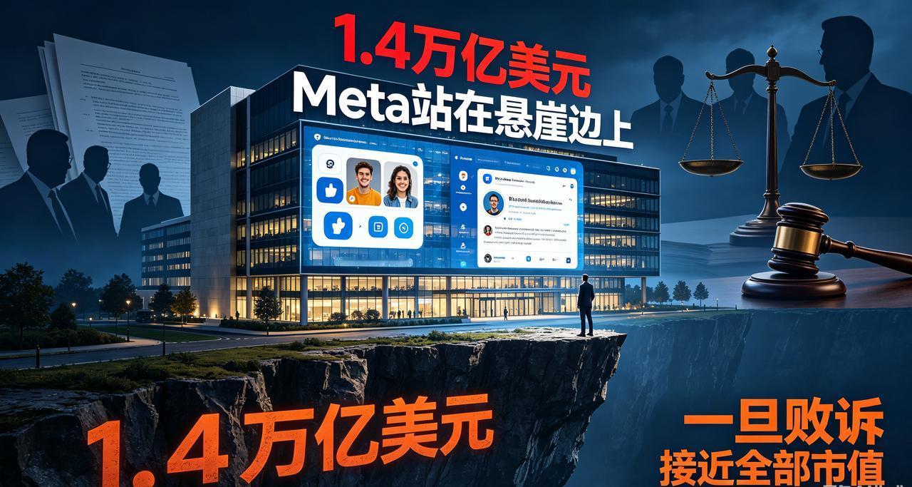 1.4万亿美元，Meta今天站在悬崖边上

8月18日，Meta将走进法庭，与一
