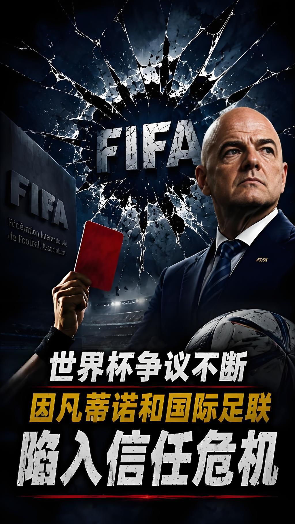 美加墨世界杯，国际足联多项操作自毁声誉，集中在三方面：
一是政治干预赛事公平，在
